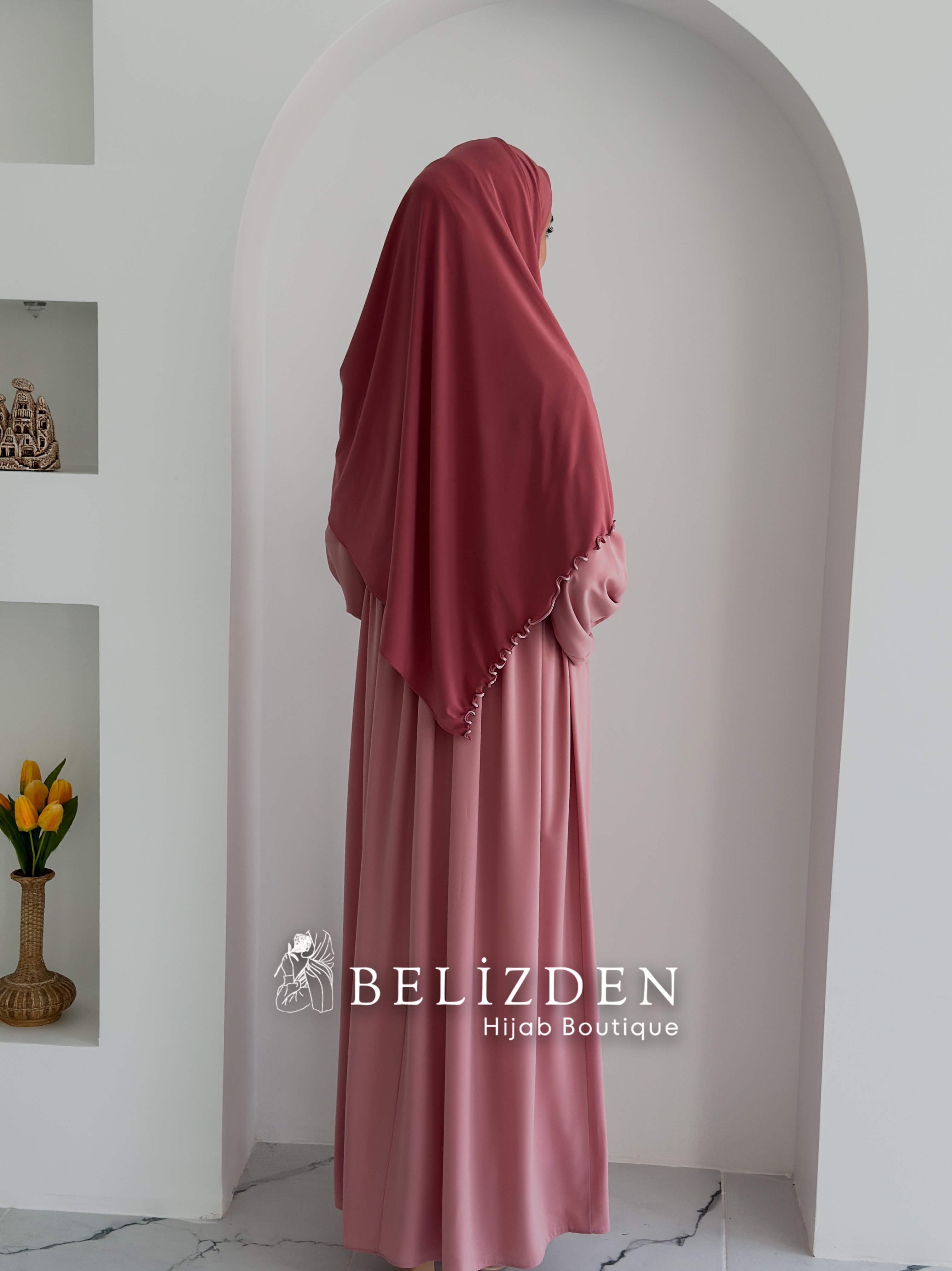 İNCİ ELBİSE  - PUDRA