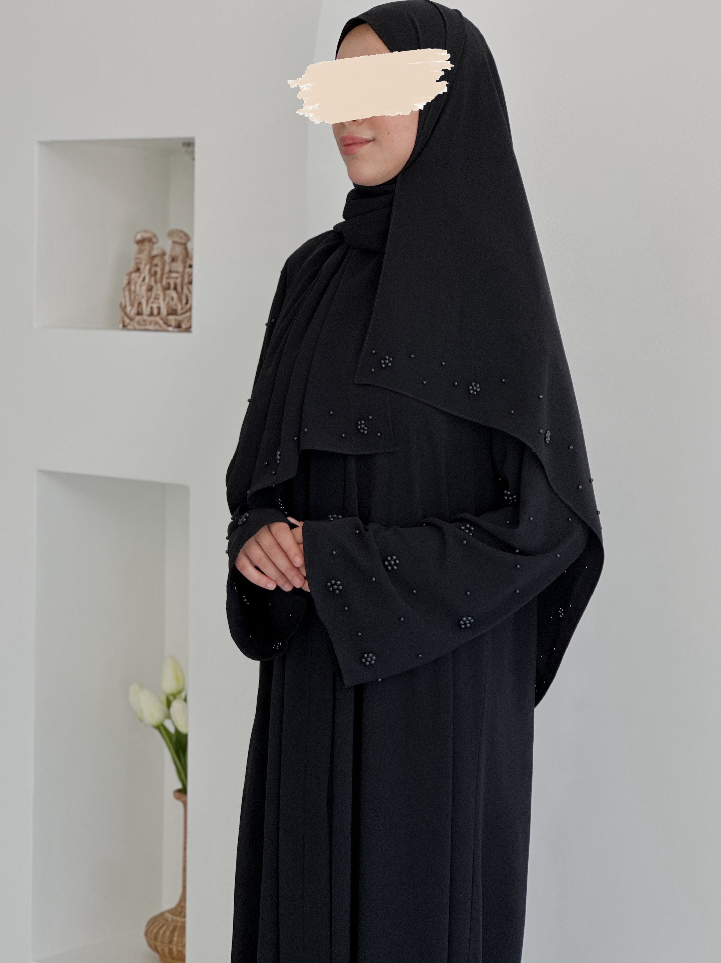 PAPATYA İNCİLİ FERACE +ŞAL 