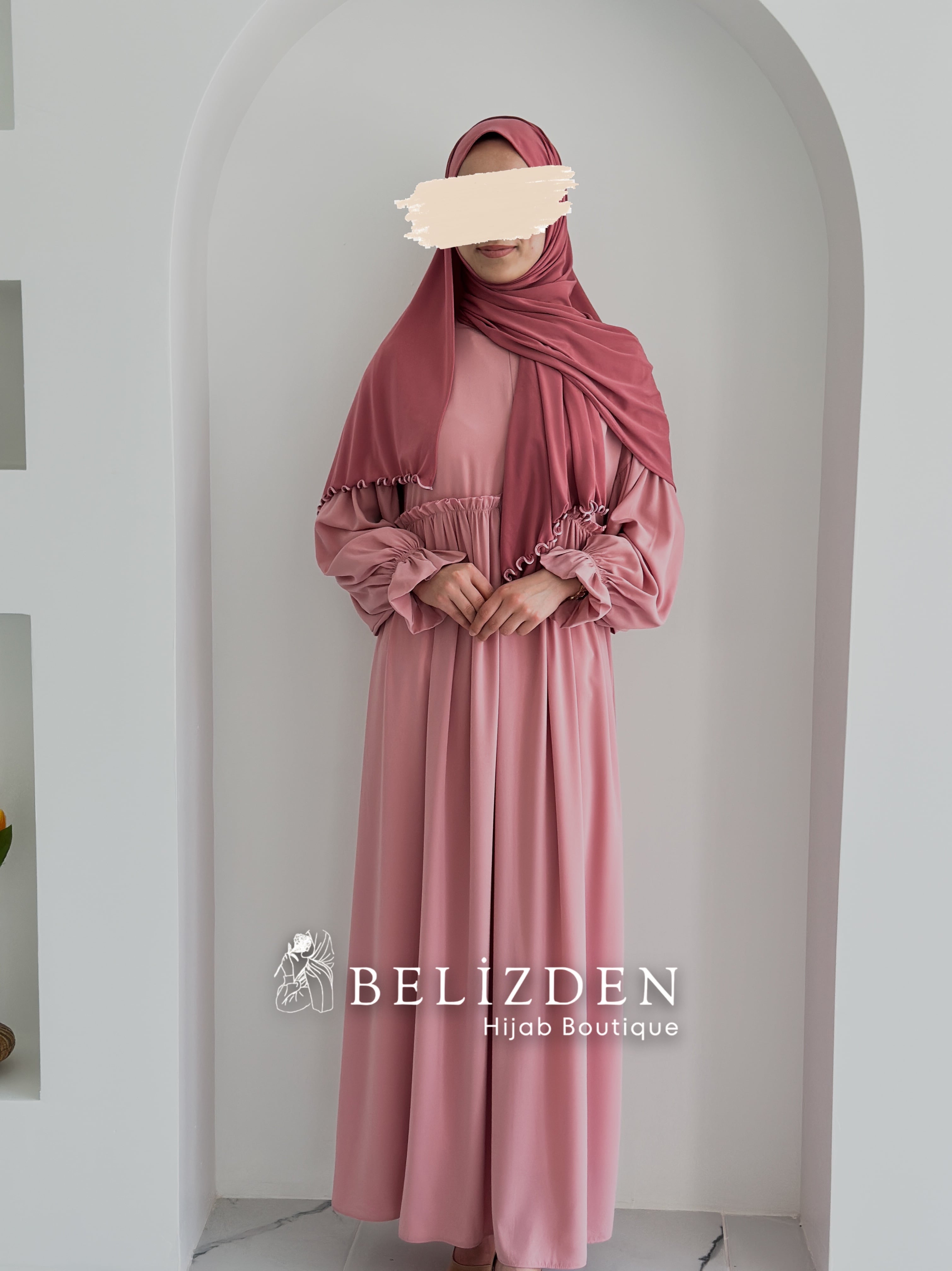 İNCİ ELBİSE  - PUDRA