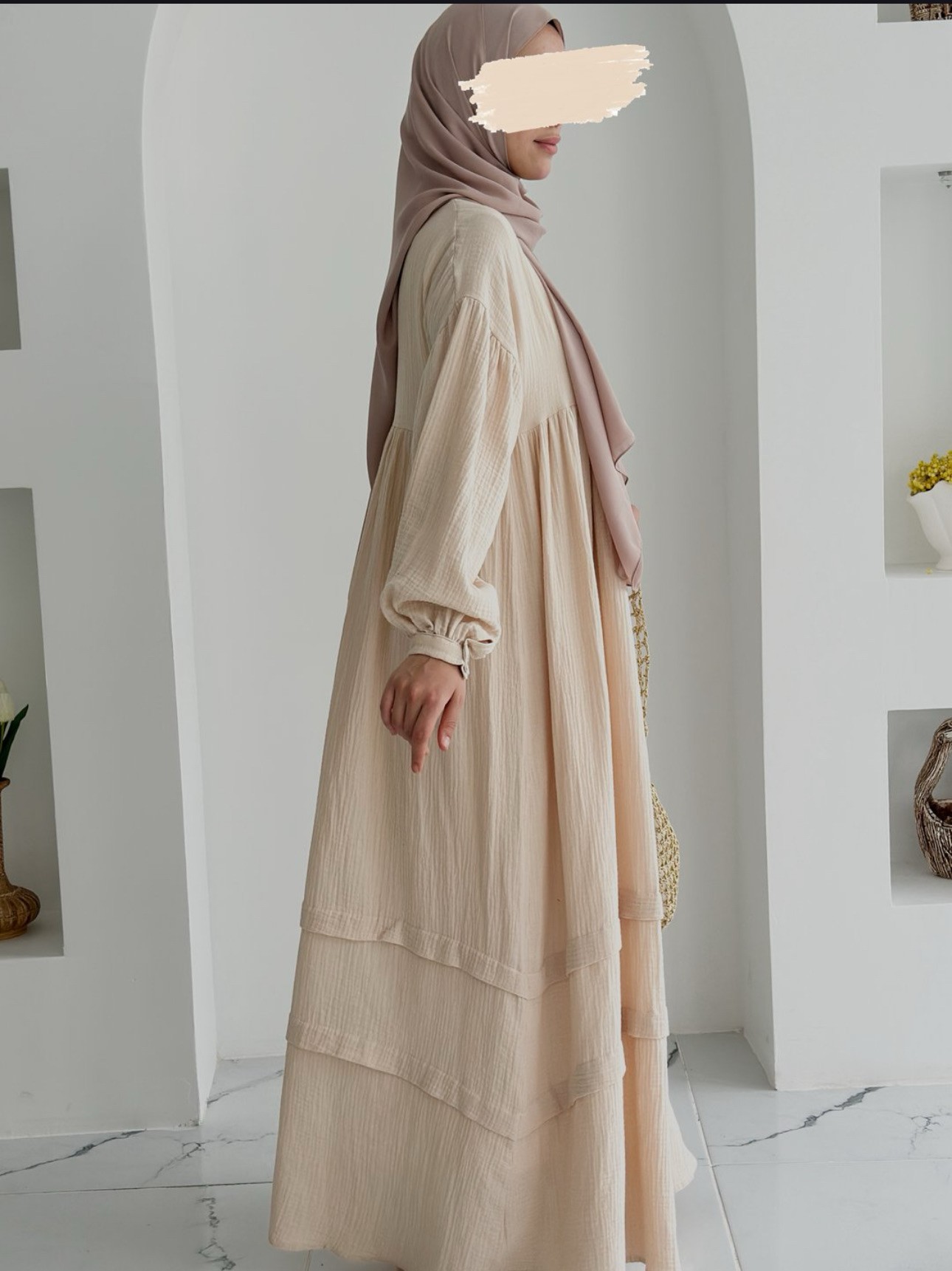 FARAH EKRU ( ÖN DÜZ ) 1 