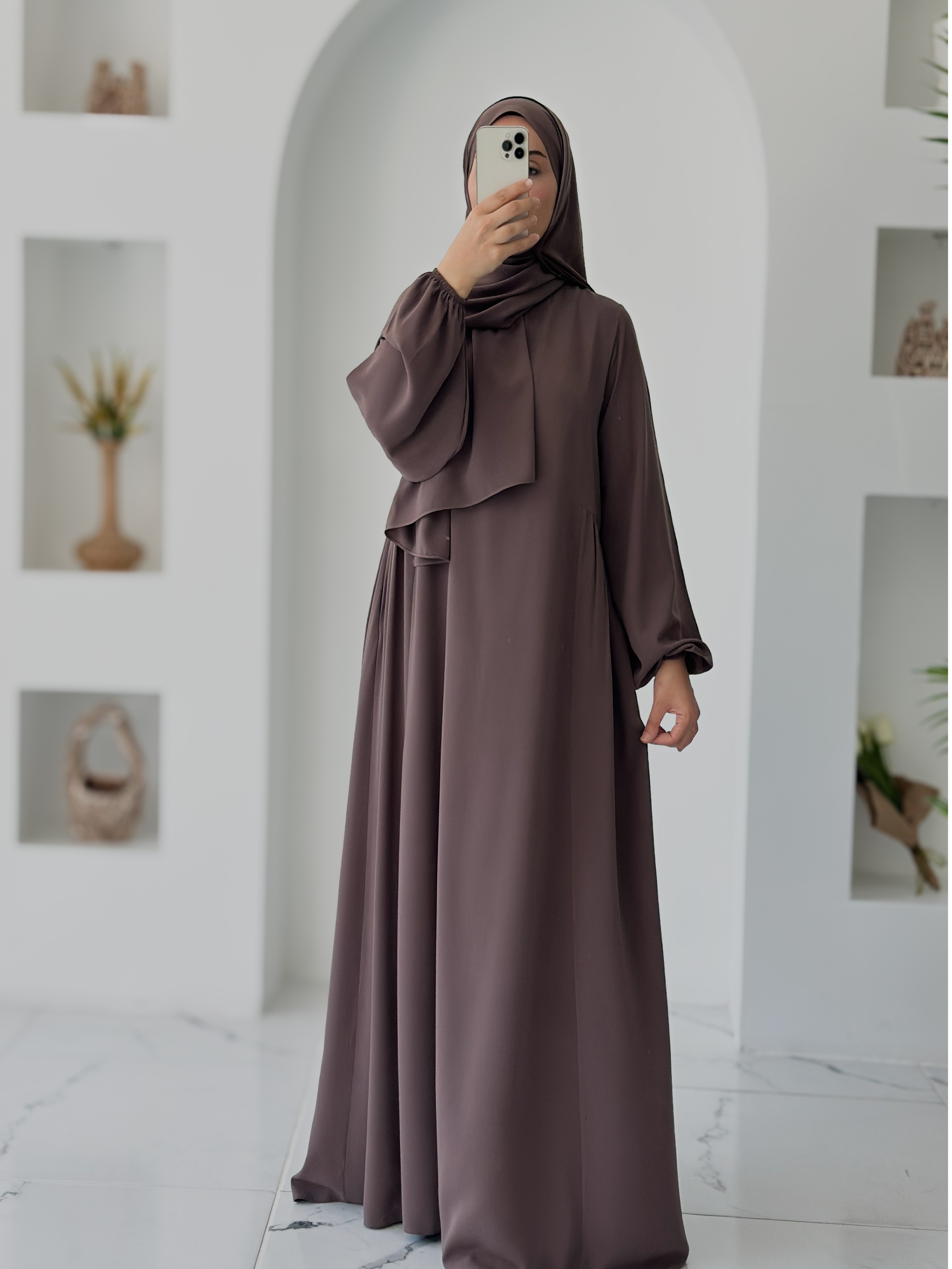 İPEK NEVA ABAYA +ŞAL - KÜL 