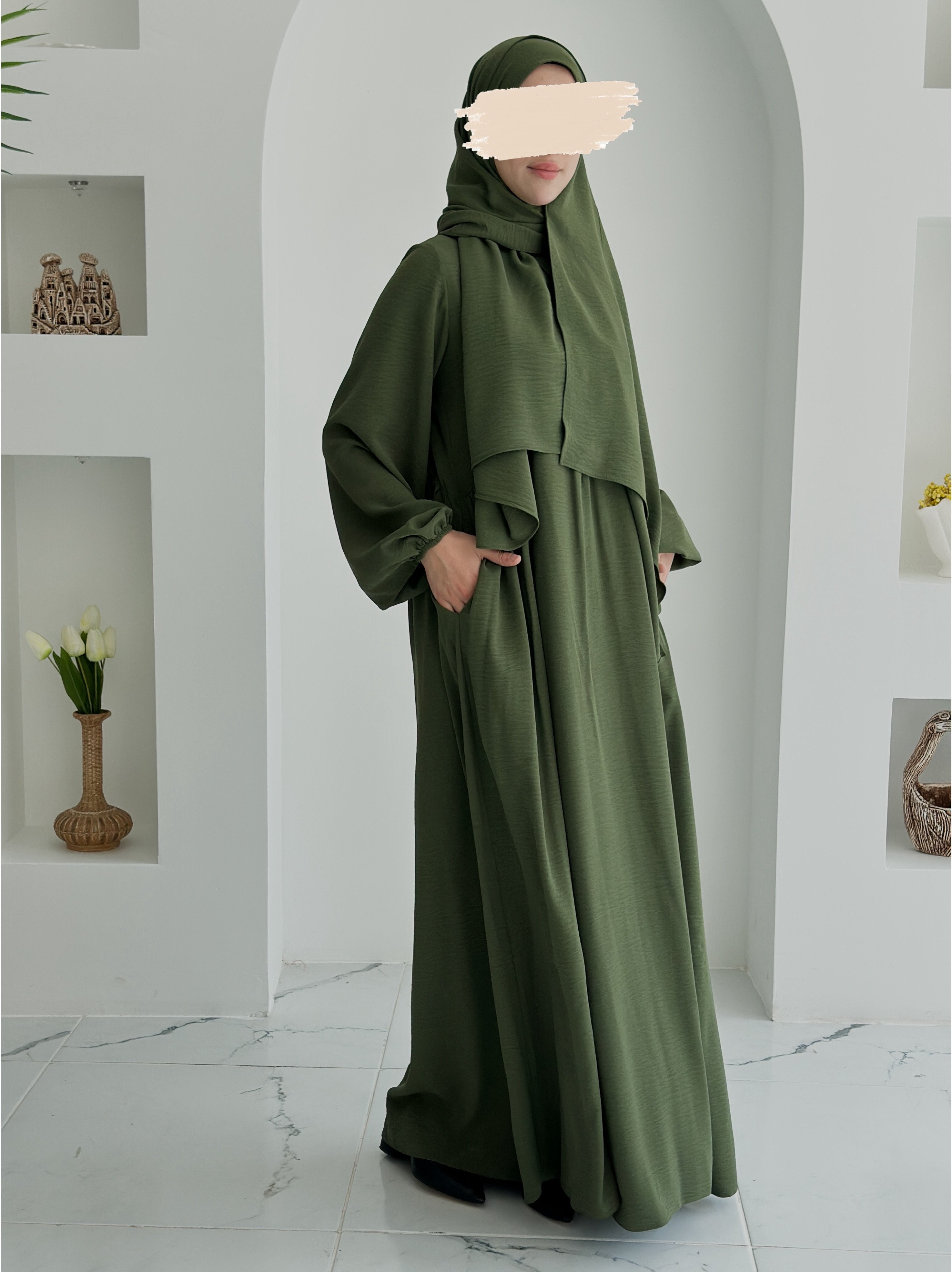 AİROBİN NEVA ABAYA  +ŞAL  - HAKİ