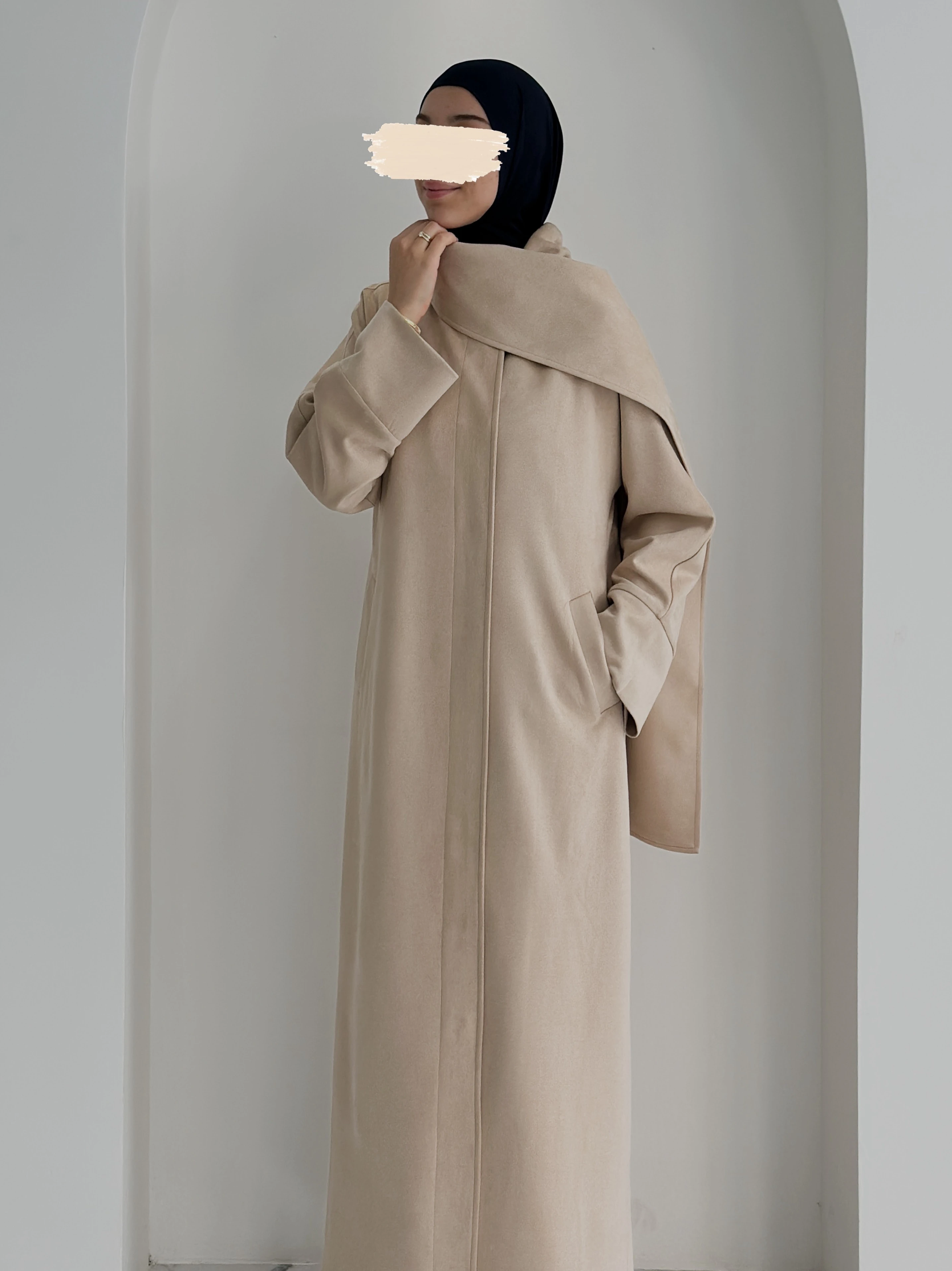 SUET ATKILI KABAN  - BEJ