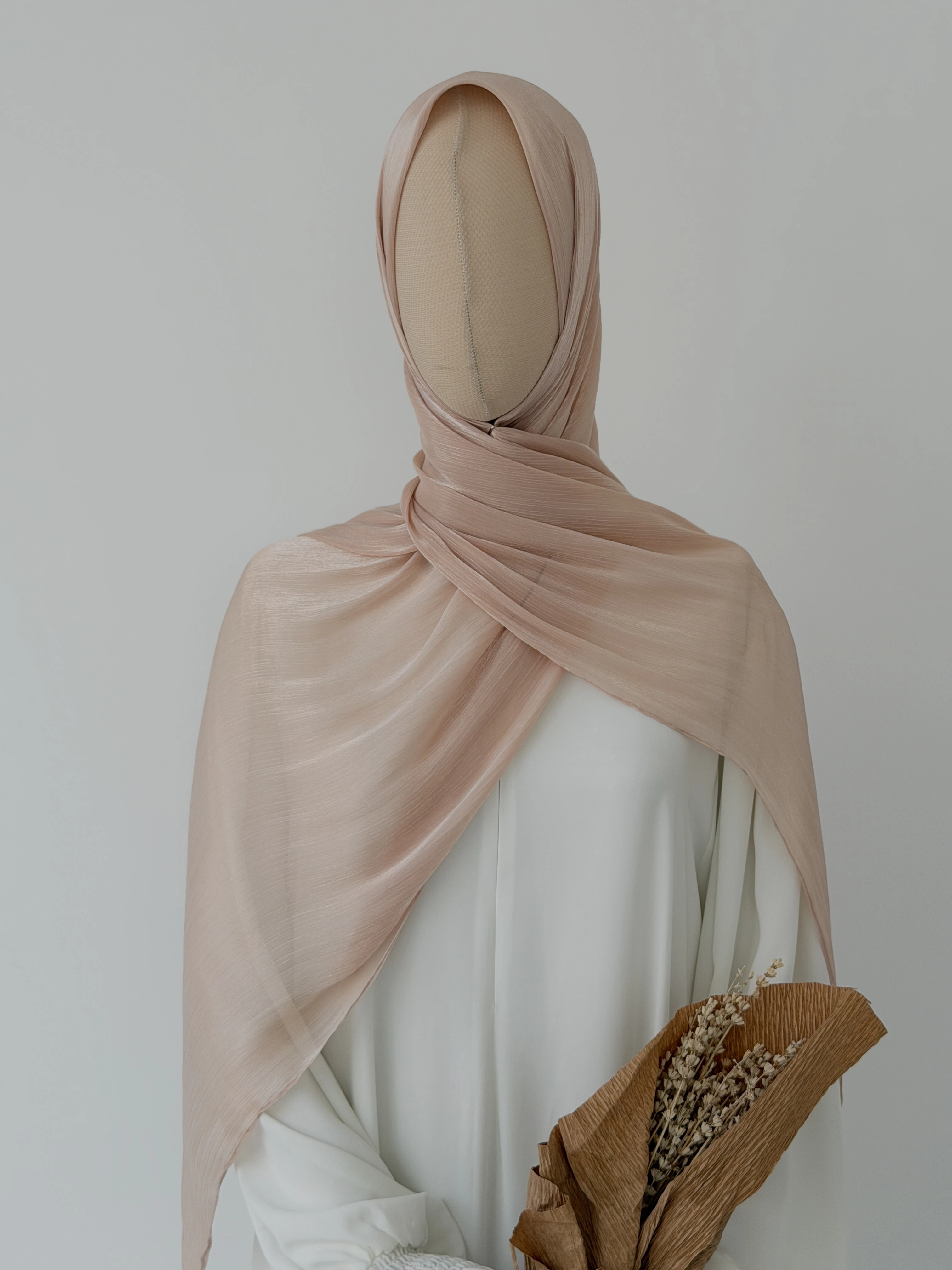 ORGANZE BELLA ŞAL BEJ