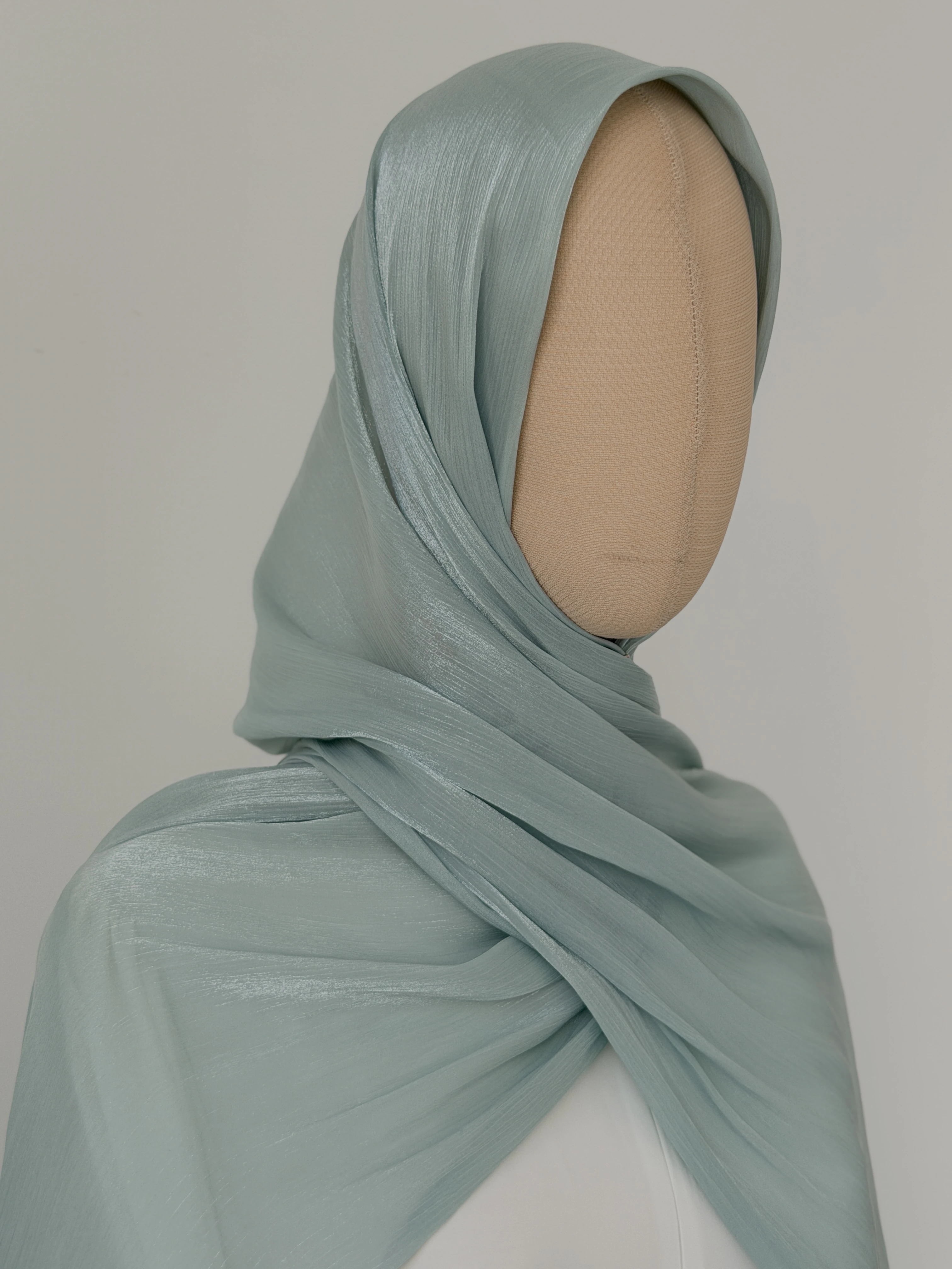 ORGANZE BELLA ŞAL SOFT MAVİ