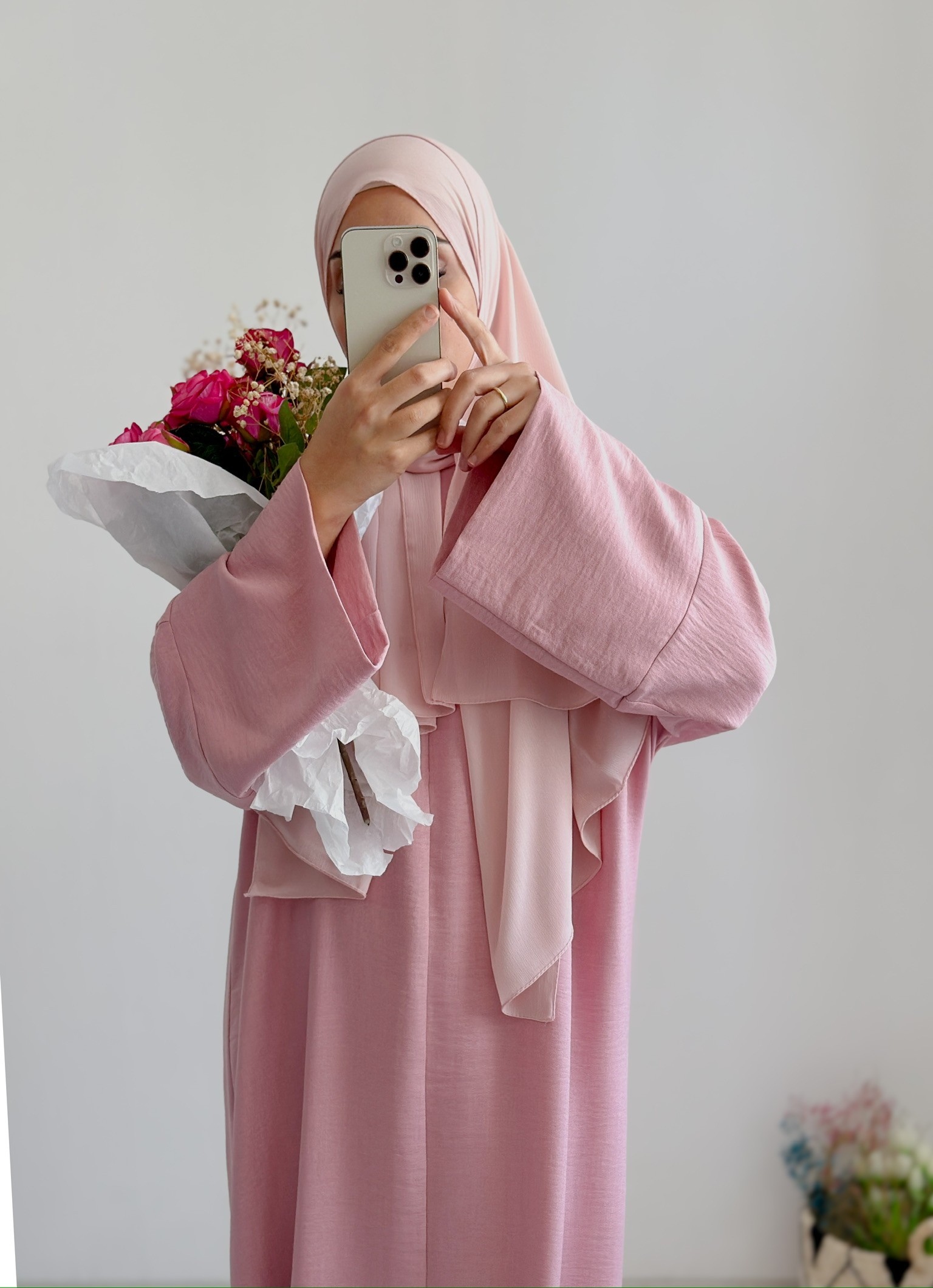 SOFYA ELBİSE  - PUDRA