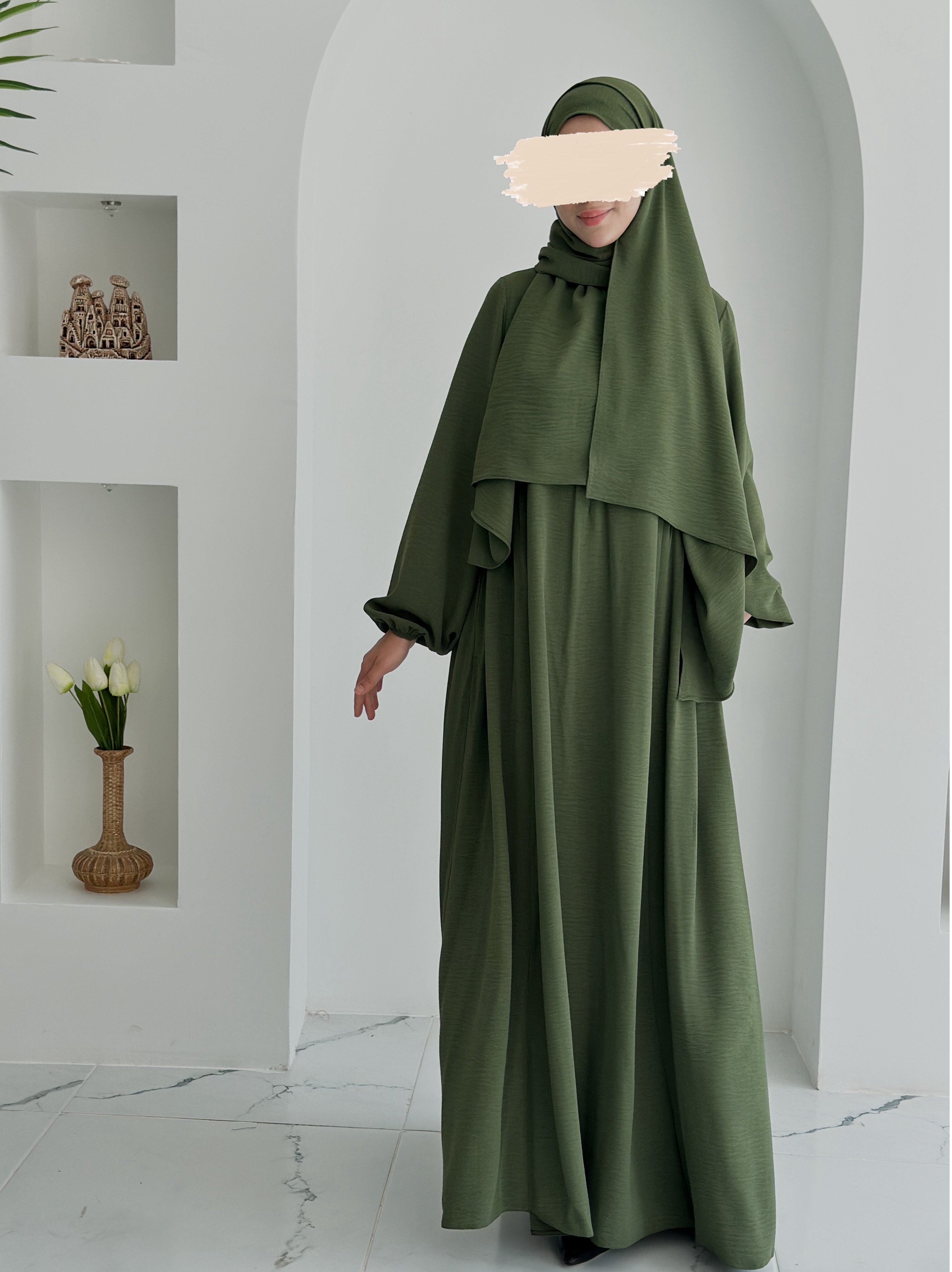 AİROBİN NEVA ABAYA  +ŞAL  - HAKİ