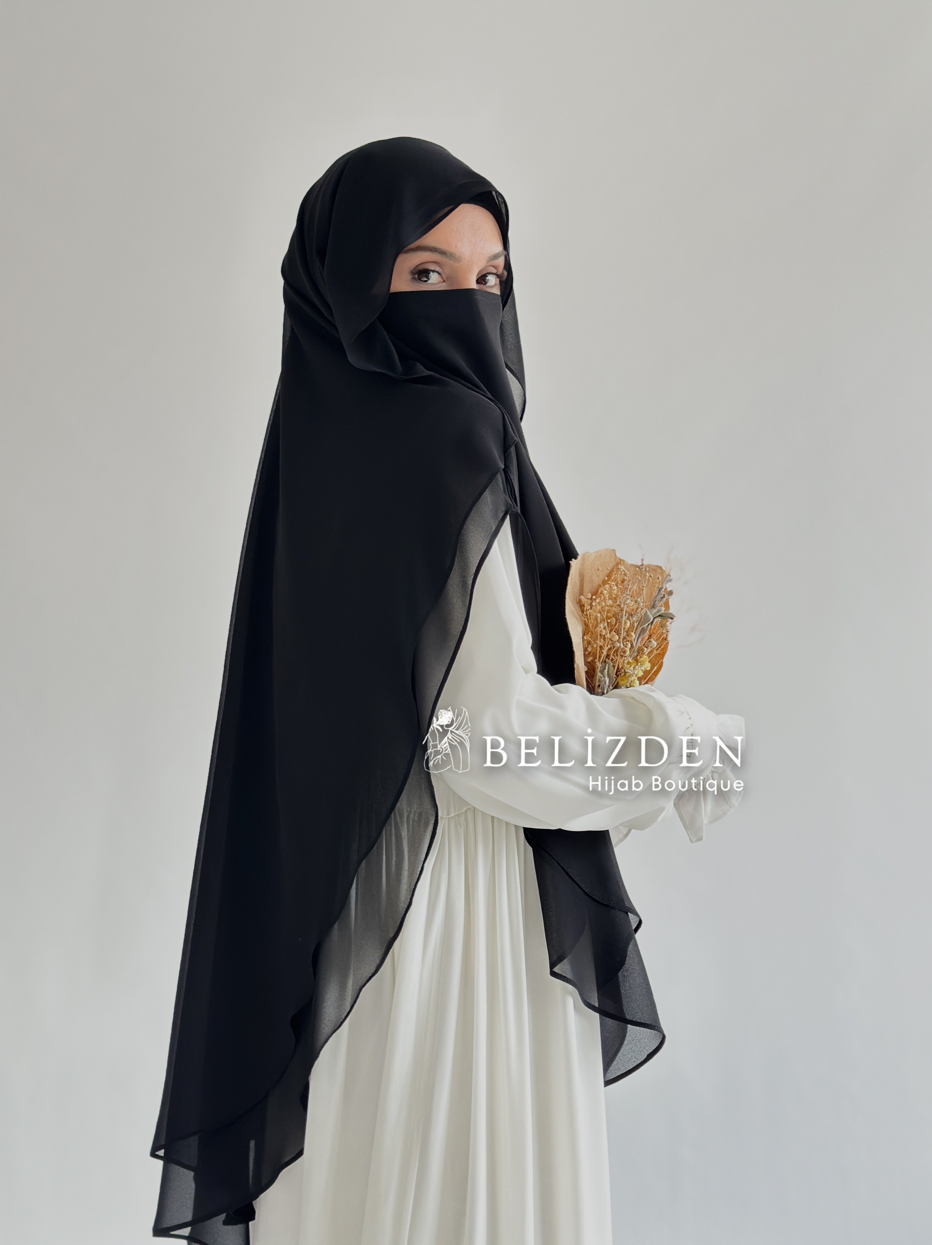 TAÇLI ASYA SUFLE SİYAH