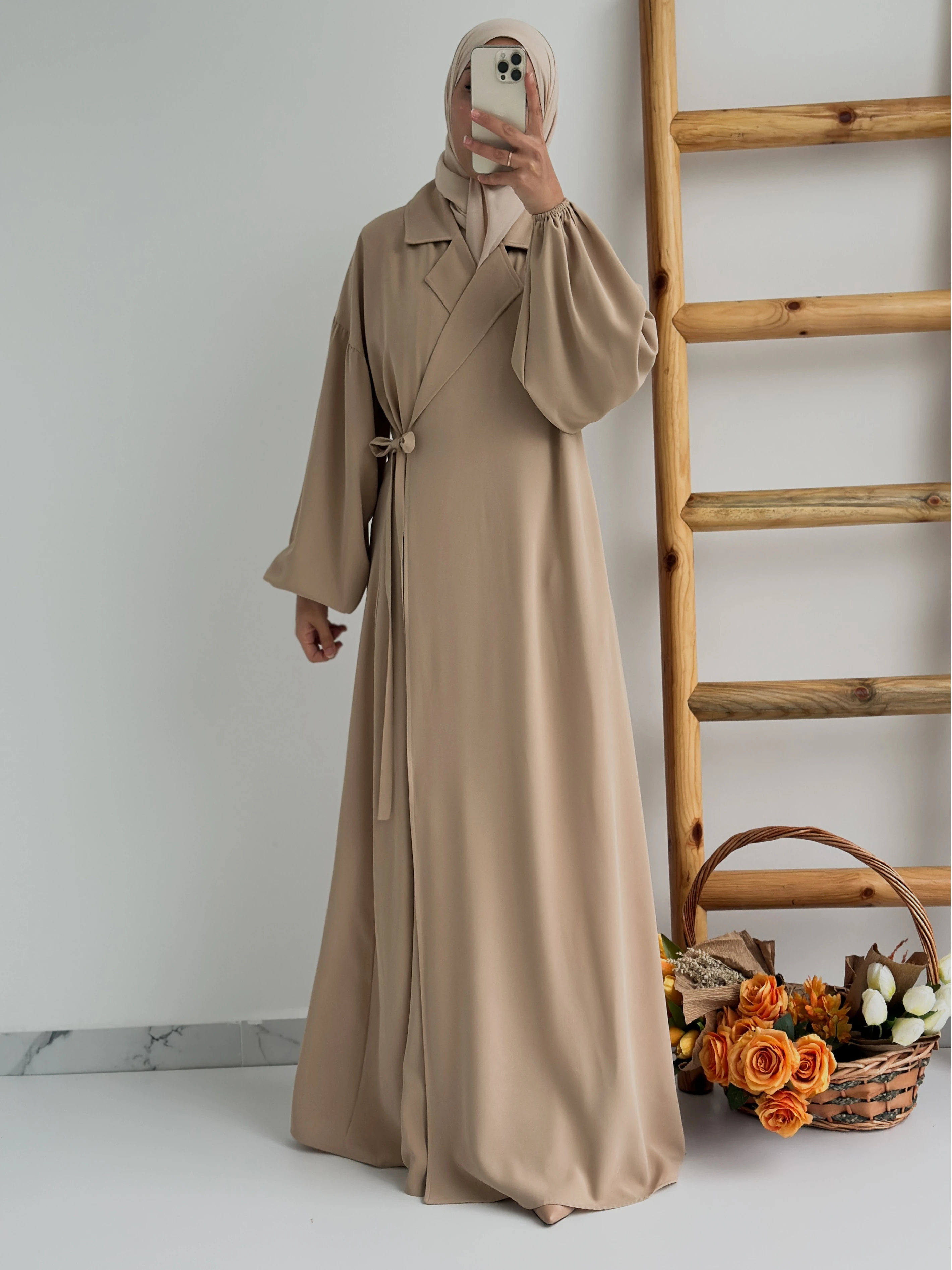 LİNDA KUMAŞ FERACE  - BEJ