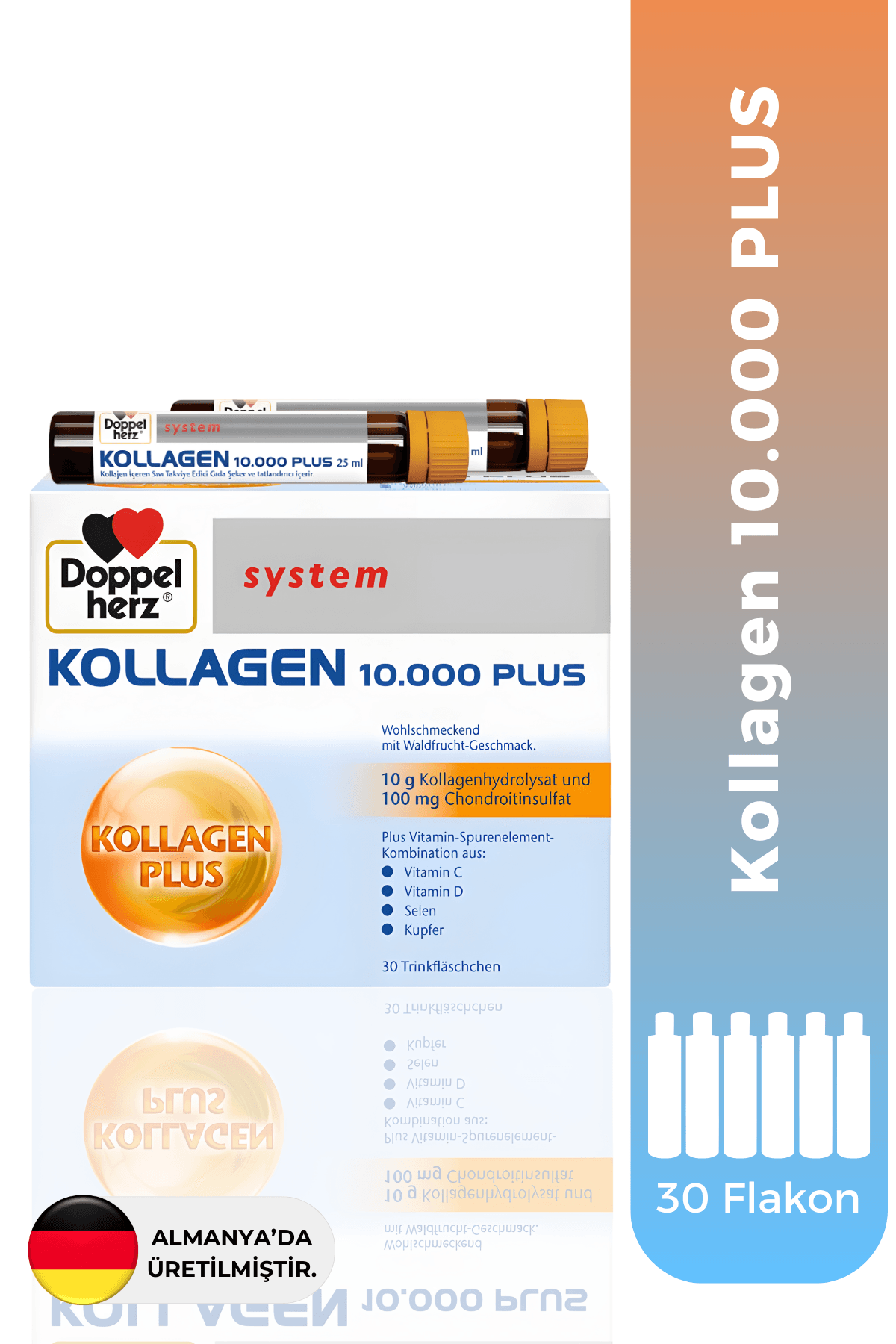 Doppelherz System Kollagen 10.000 Plus 30 x 25 ml flakon ürün görseli