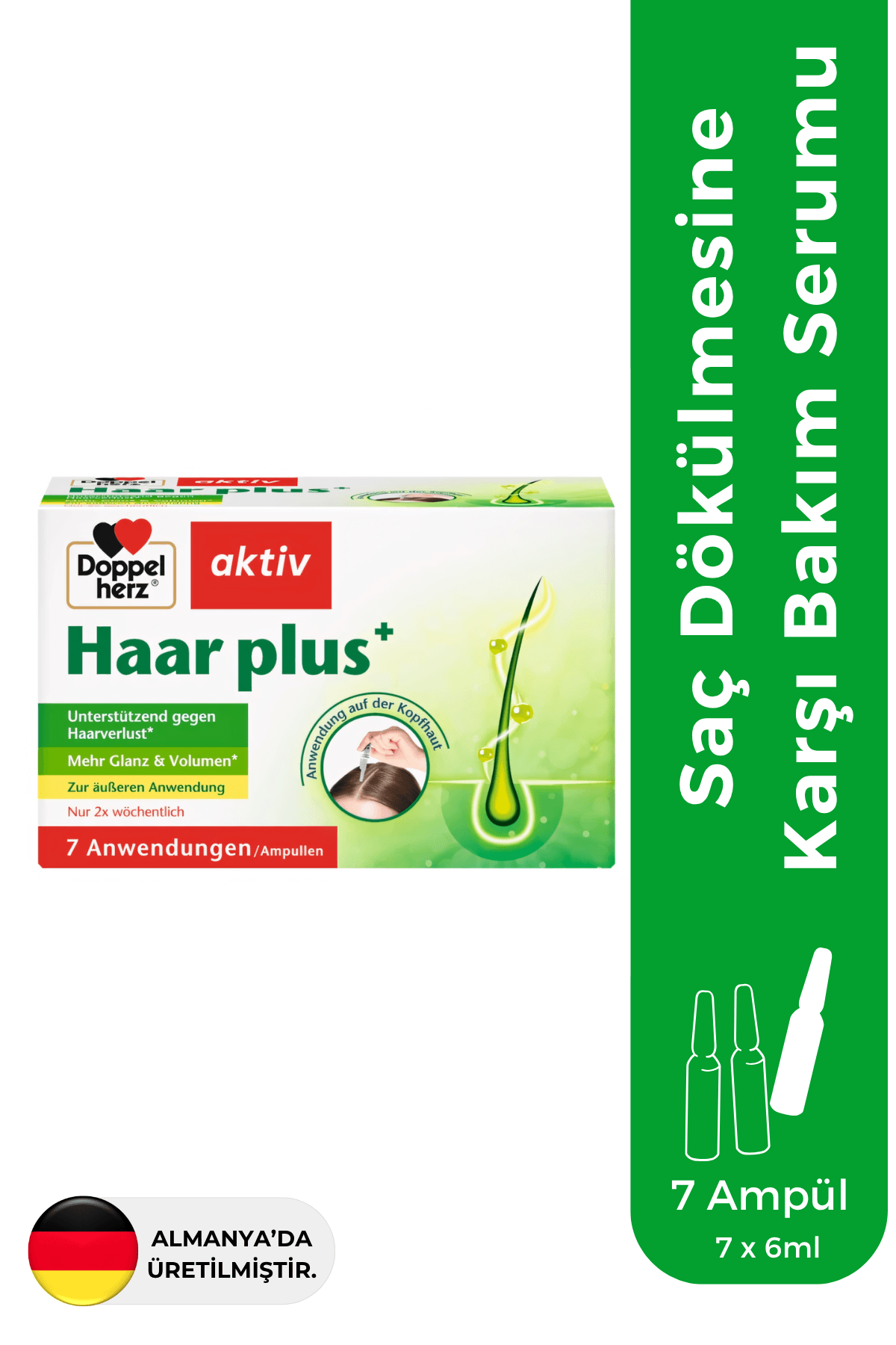 Doppelherz Aktiv Saç Bakım Serumu Dökülme Karşıtı (7 x 6 ml)