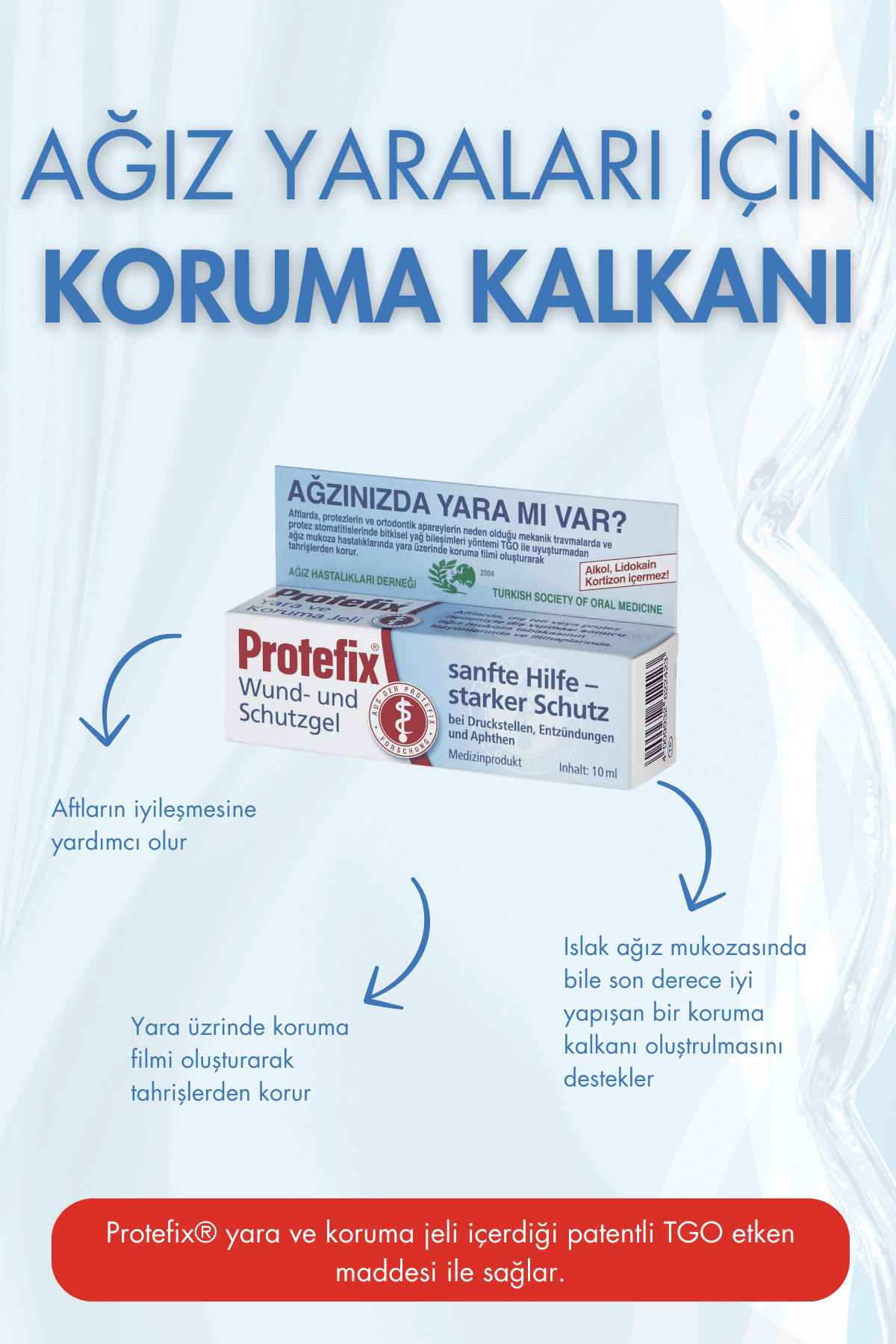 Protefix Ağız İçi Yara ve Koruma Jeli