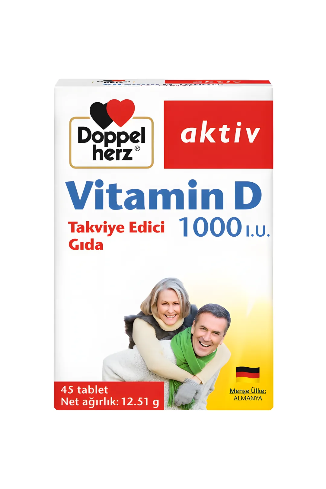 Doppelherz Vitamin D 1000 IU 45 Tablet ürün görseli