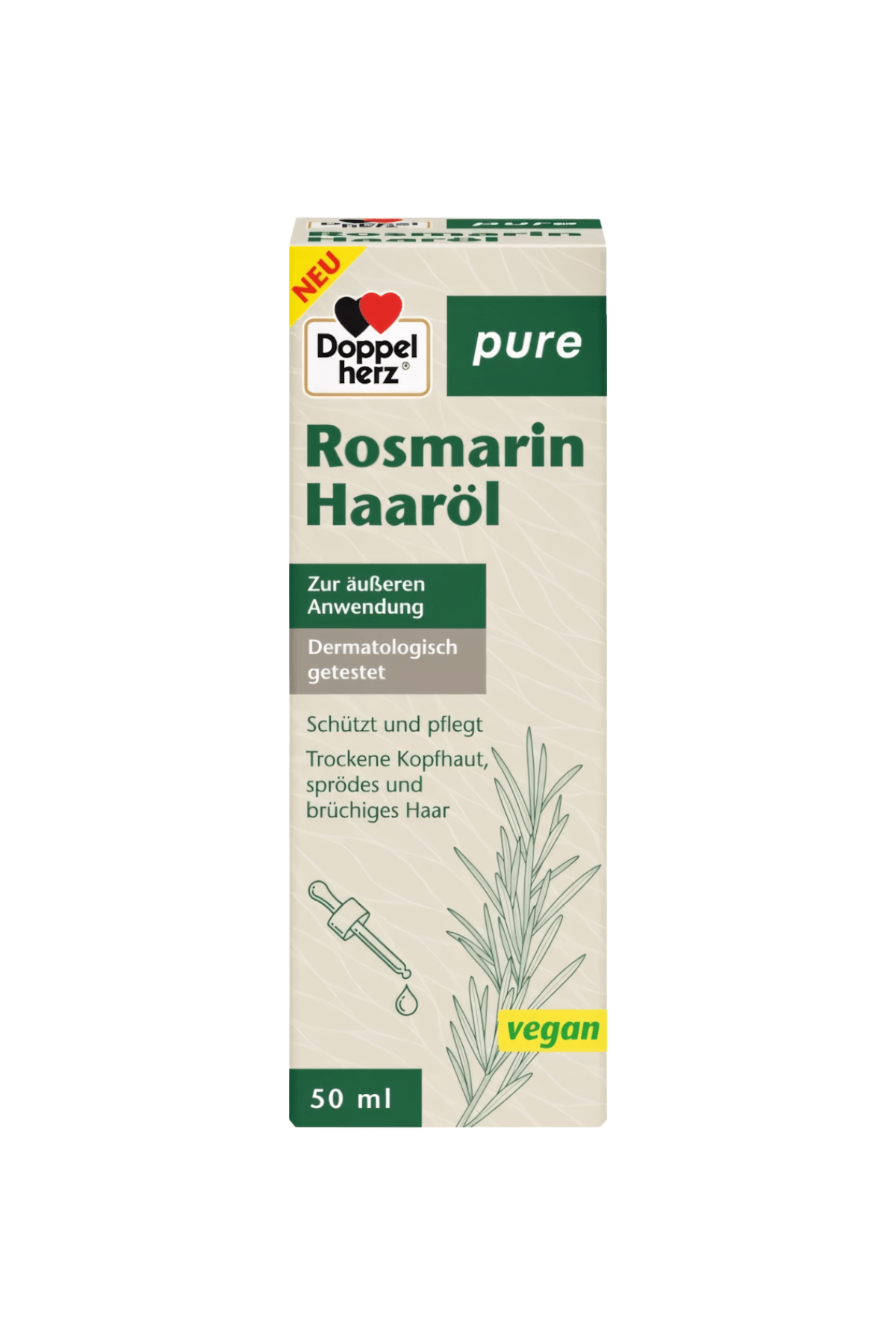 Doppelherz Biberiye Özü İçeren Saç Bakım Yağı 50 ml