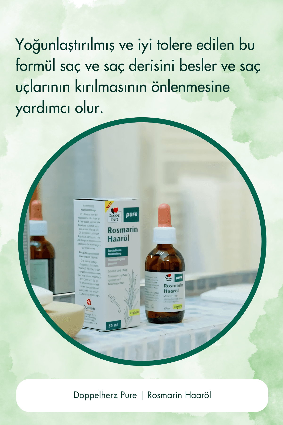 Doppelherz Biberiye Özü İçeren Saç Bakım Yağı 50 ml