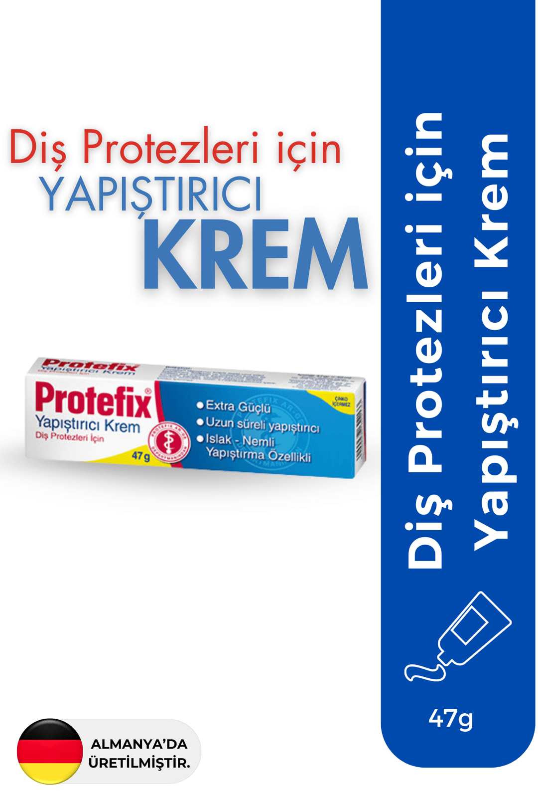 Protefix Diş Protezleri için Yapıştırıcı Krem 24 g kutu görseli