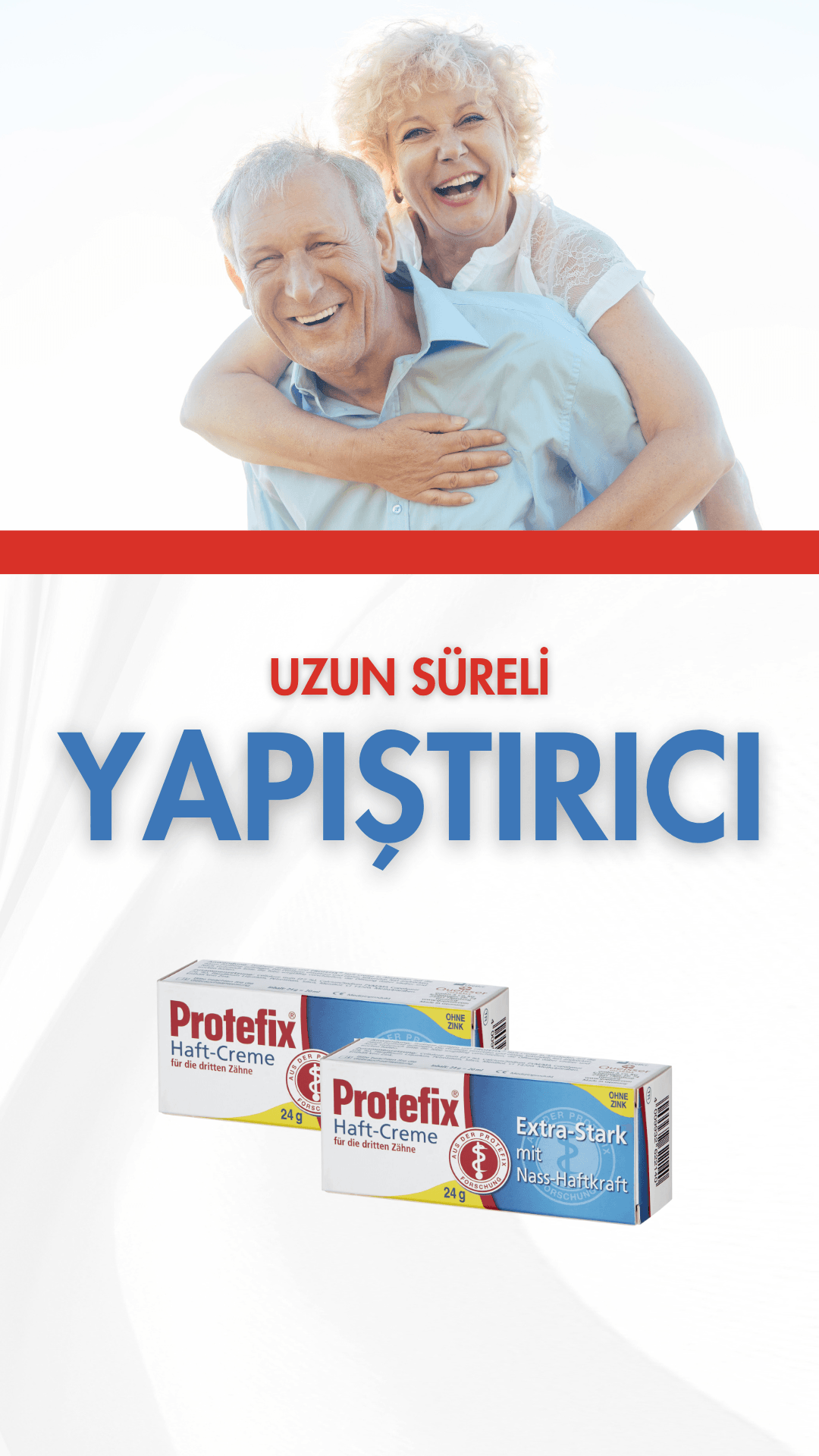 Protefix Diş Protezi Yapıştırıcı Krem 24Gr.