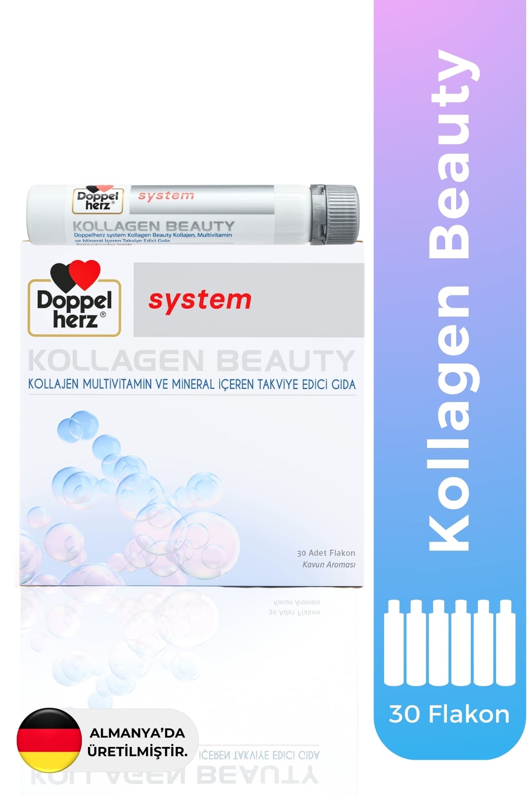 Doppelherz System Kollagen Beauty 30 x 25 ml flakon ürün görseli