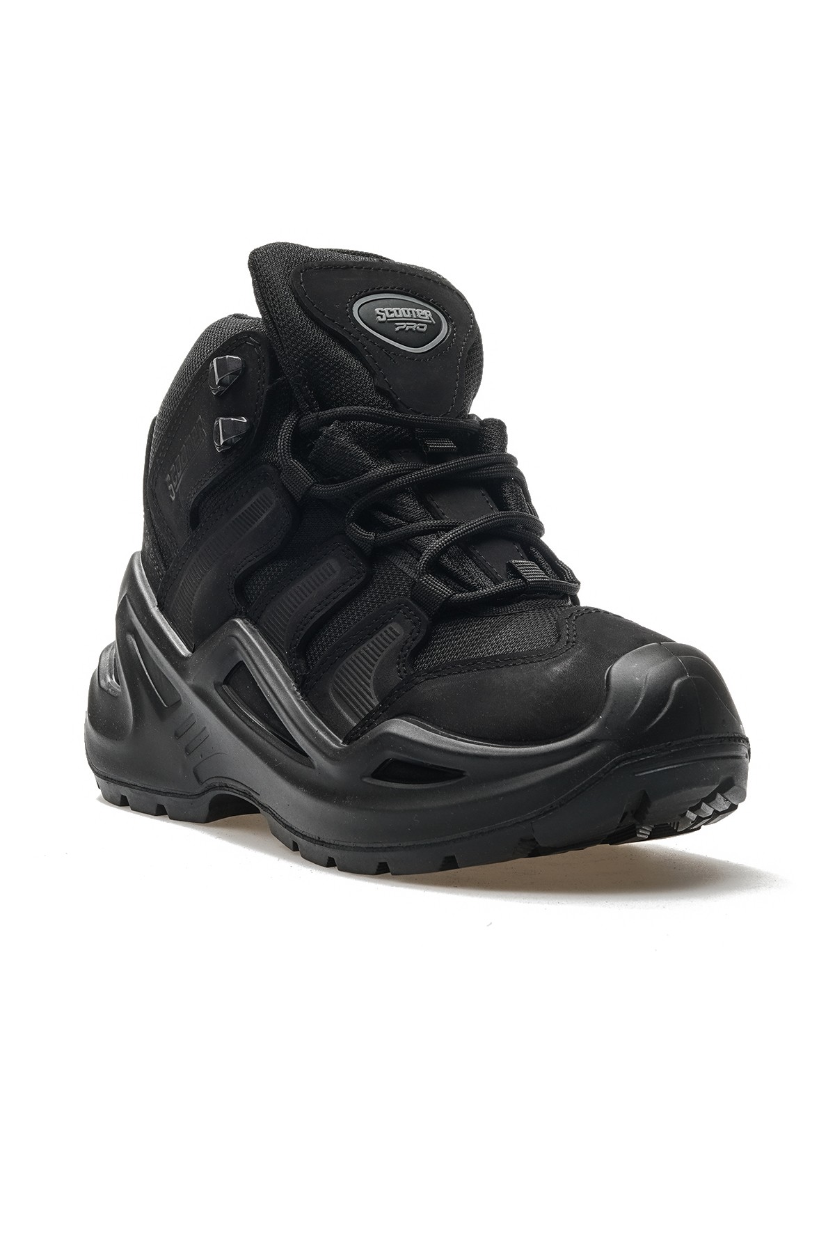 Scooter Erkek Hakiki Deri Su Geçirmez Tactical Postal Bot (36-40) G3102NS - SİYAH NUBUK
