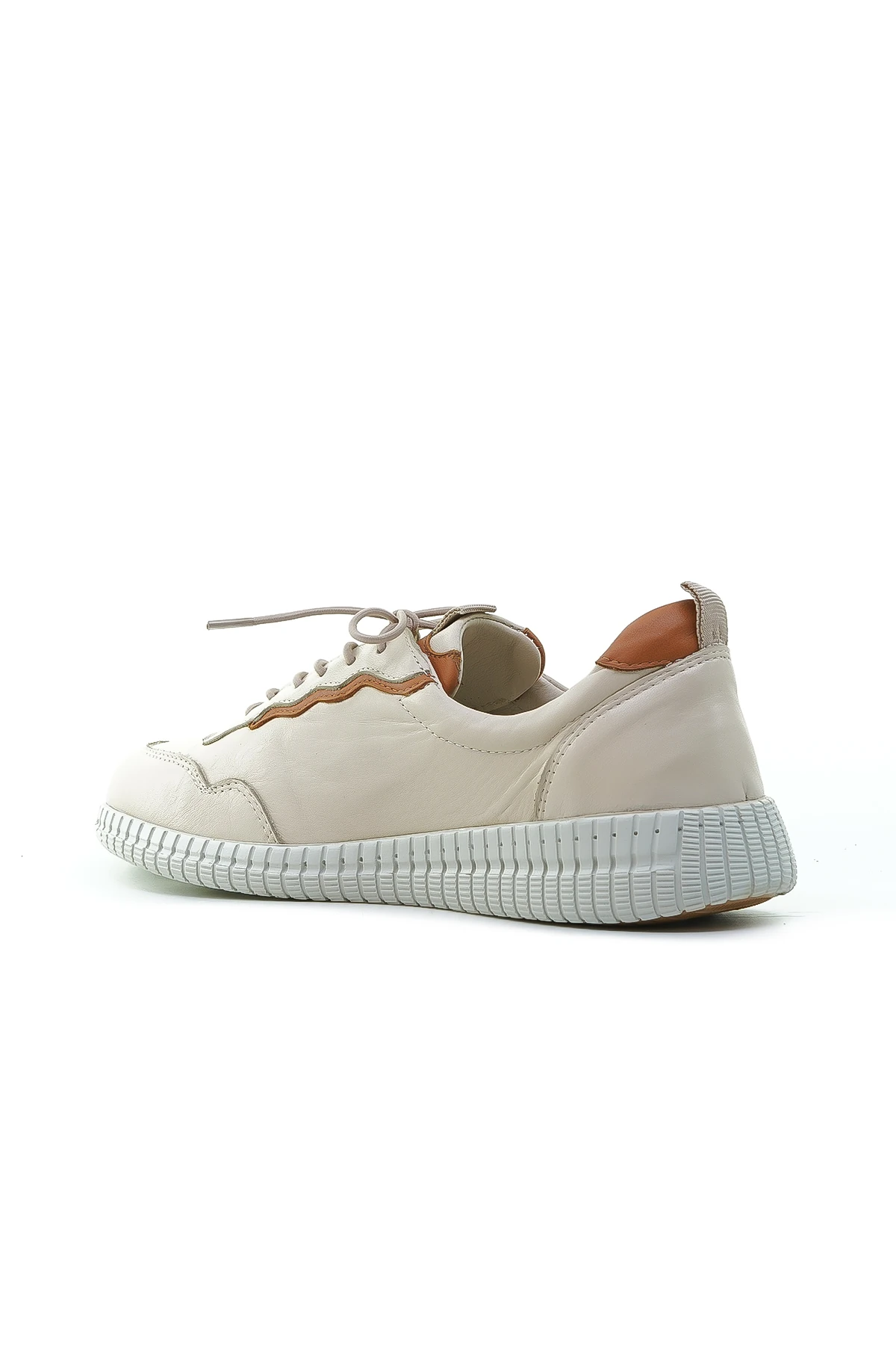 Venüs Kadın Hakiki Deri Comfort Casual Günlük Ayakkabı (36-40) 2216112Y Z - BEJ