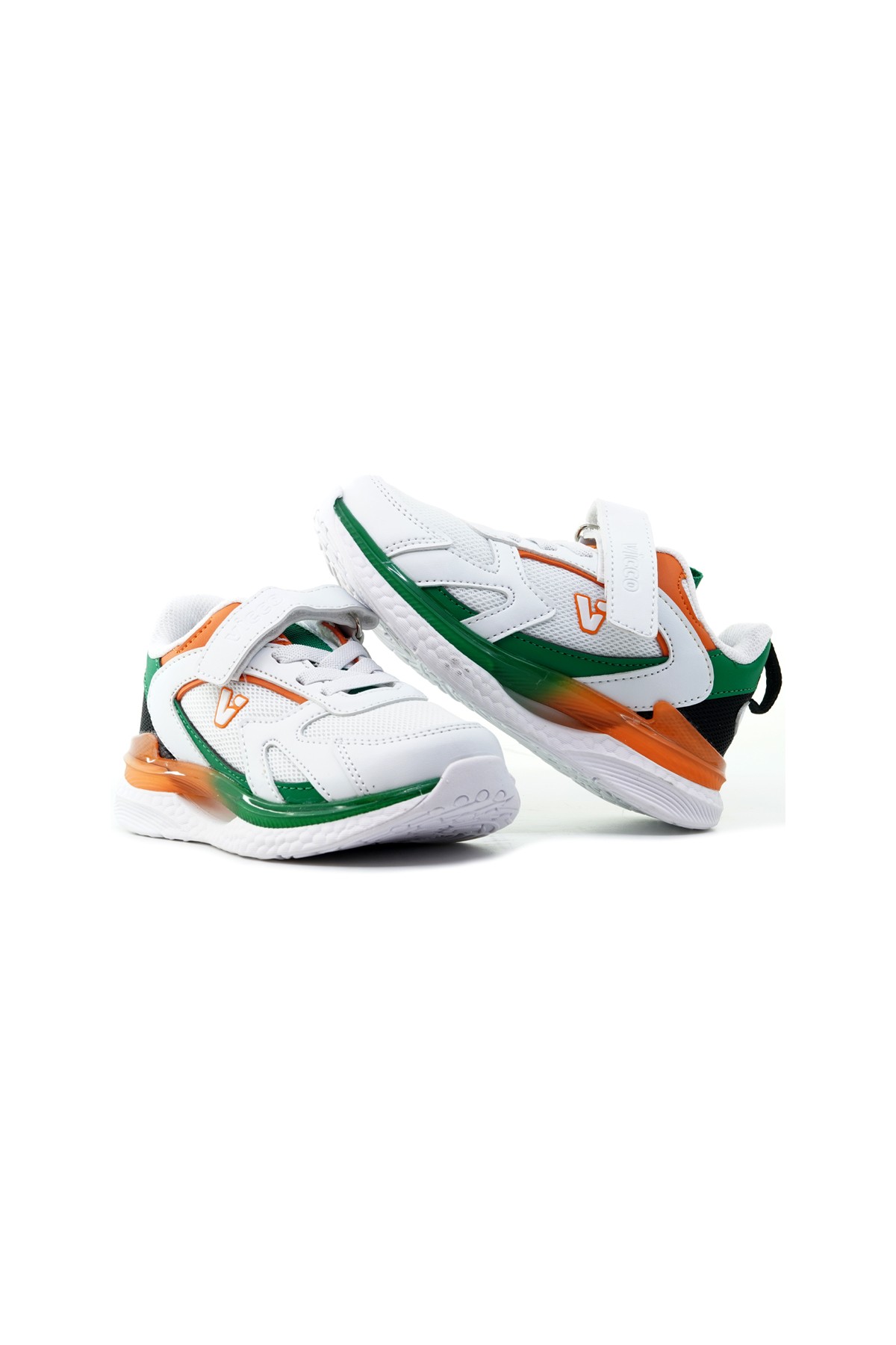 Vicco Massa Erkek Çocuk Hafif Günlük Sneaker Spor Ayakkabı (26-35) 346.112 PE - BEYAZ/SİYAH