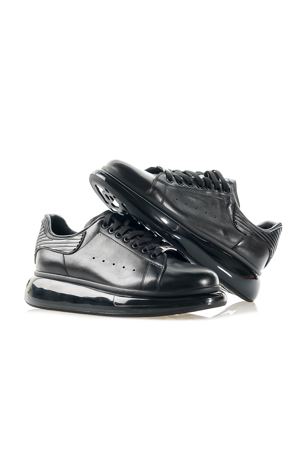 Pierre Cardin Erkek Hakiki Deri Casual Günlük Ayakkabı (40-44) 10205 M - SİYAH