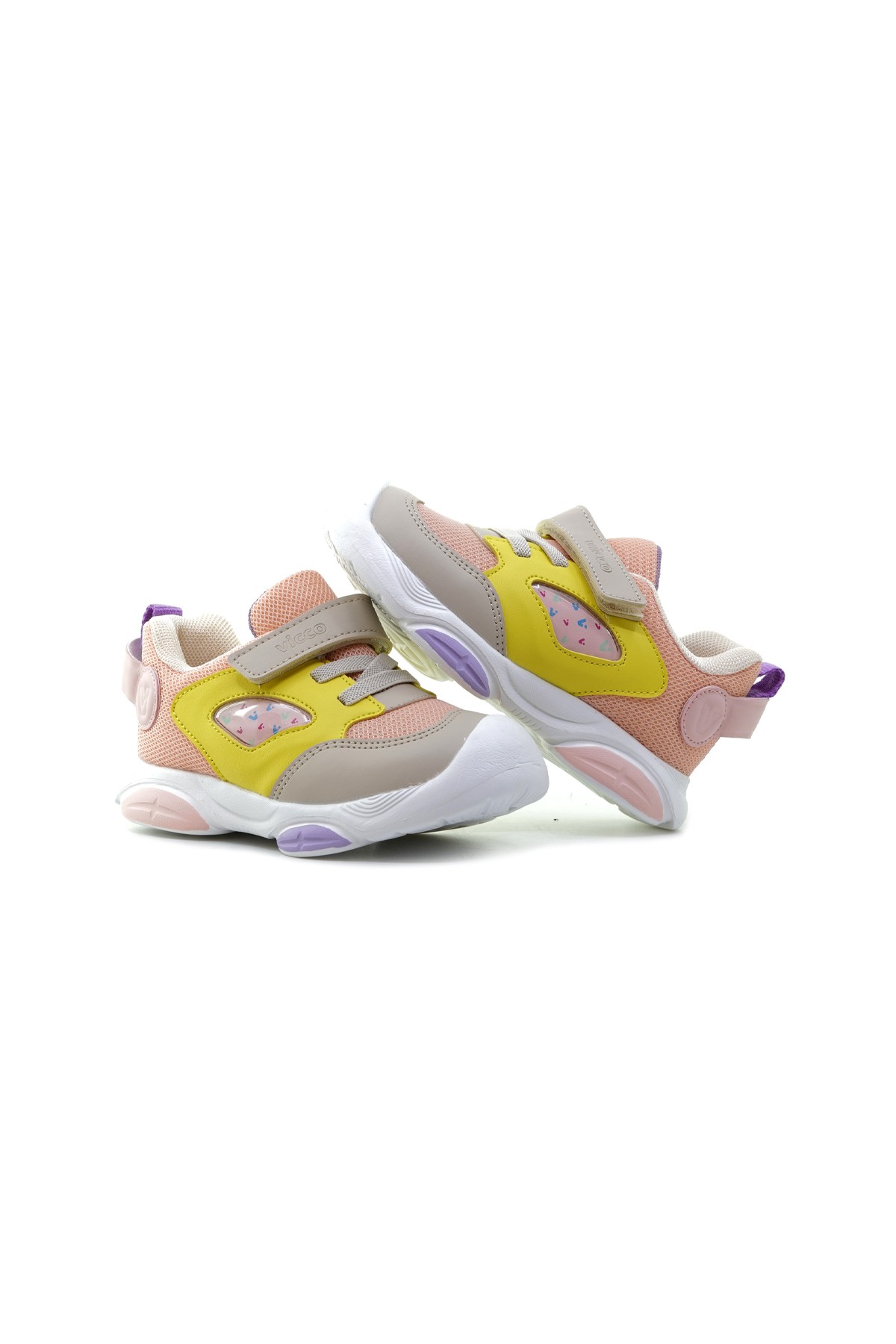 Vicco Pekin Kız Çocuk Anatomik Hafif Taban Snekaer Günlük Spor Ayakkabı (19-25) 346.154 BK - PUDRA