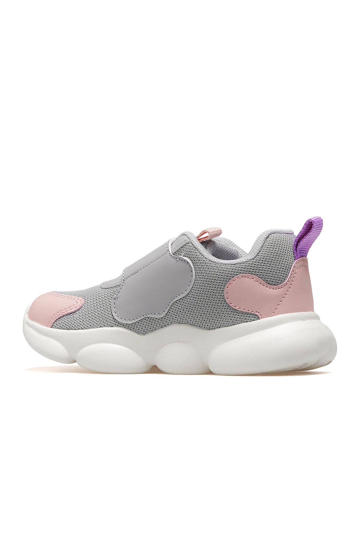 Gum Kız Çocuk Işıklı Spor Ayakkabı 346.335 PK - GRİ/PEMBE