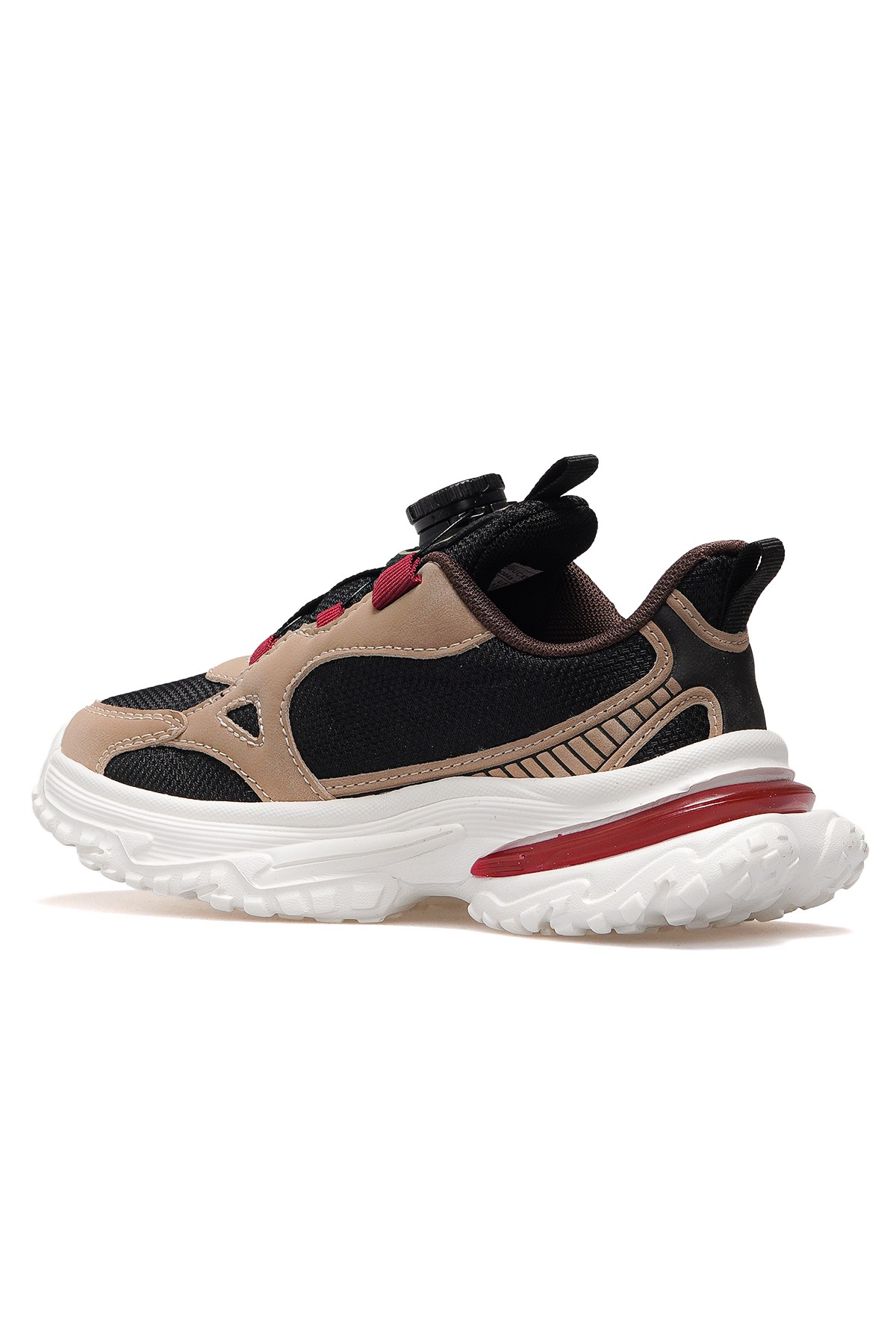 Billy Erkek Çocuk Hafif Sneaker Spor Ayakkabı BUCK3053 - SİYAH/BEJ