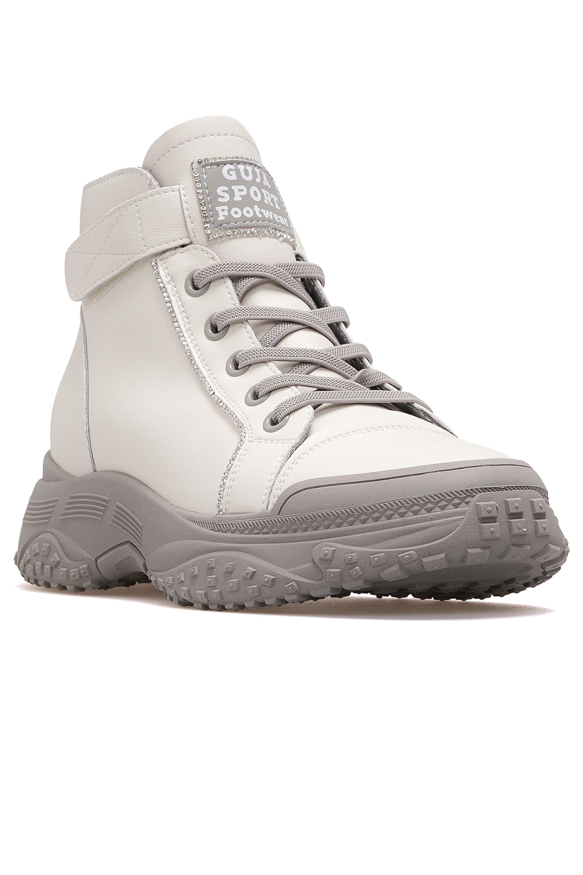 Kadın Deri Sneaker Bot 25K310-5 Z - GRİ