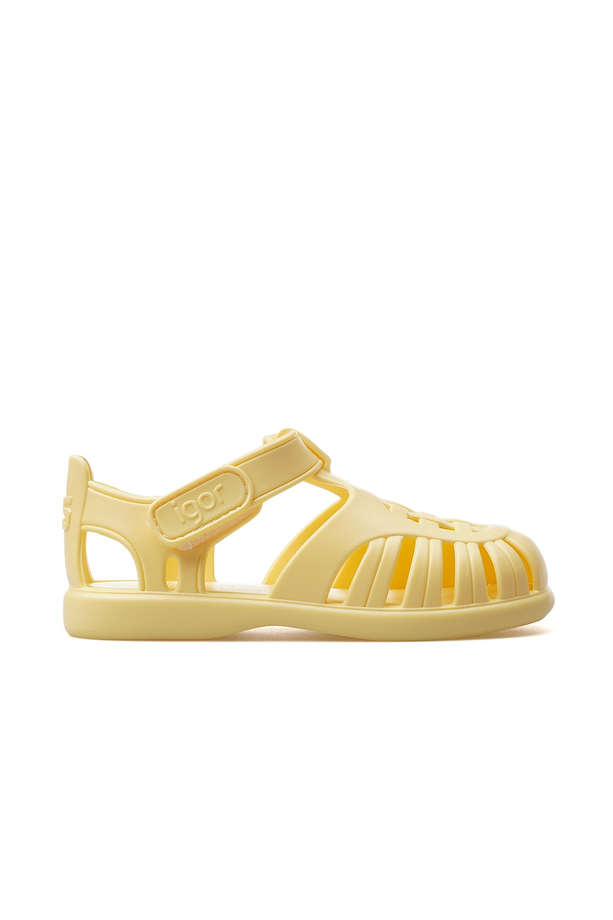 İgor Tobby Solıd Unısex Kaymaz Taban Çocuk Sandalet (18-29) KS10271-TOBBY SOLID - SARI