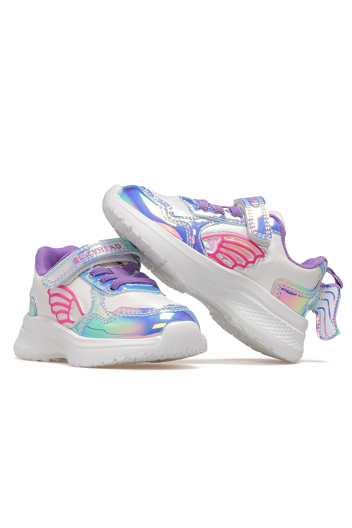 Bright Kız Çocuk Hafif Işıklı Sneaker Spor Ayakkabı BUCK3041 PK - GÜMÜŞ