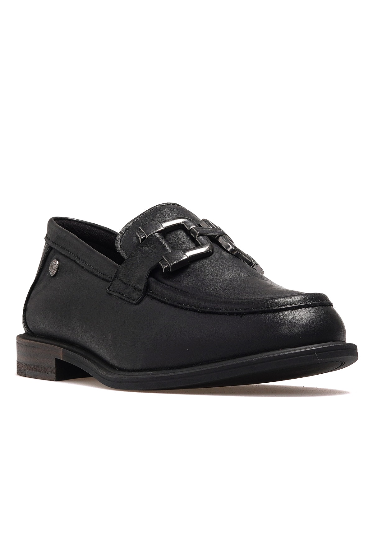 Kadın Hakiki Deri Loafer Günlük Ayakkabı D25KA-3415 Z - SİYAH