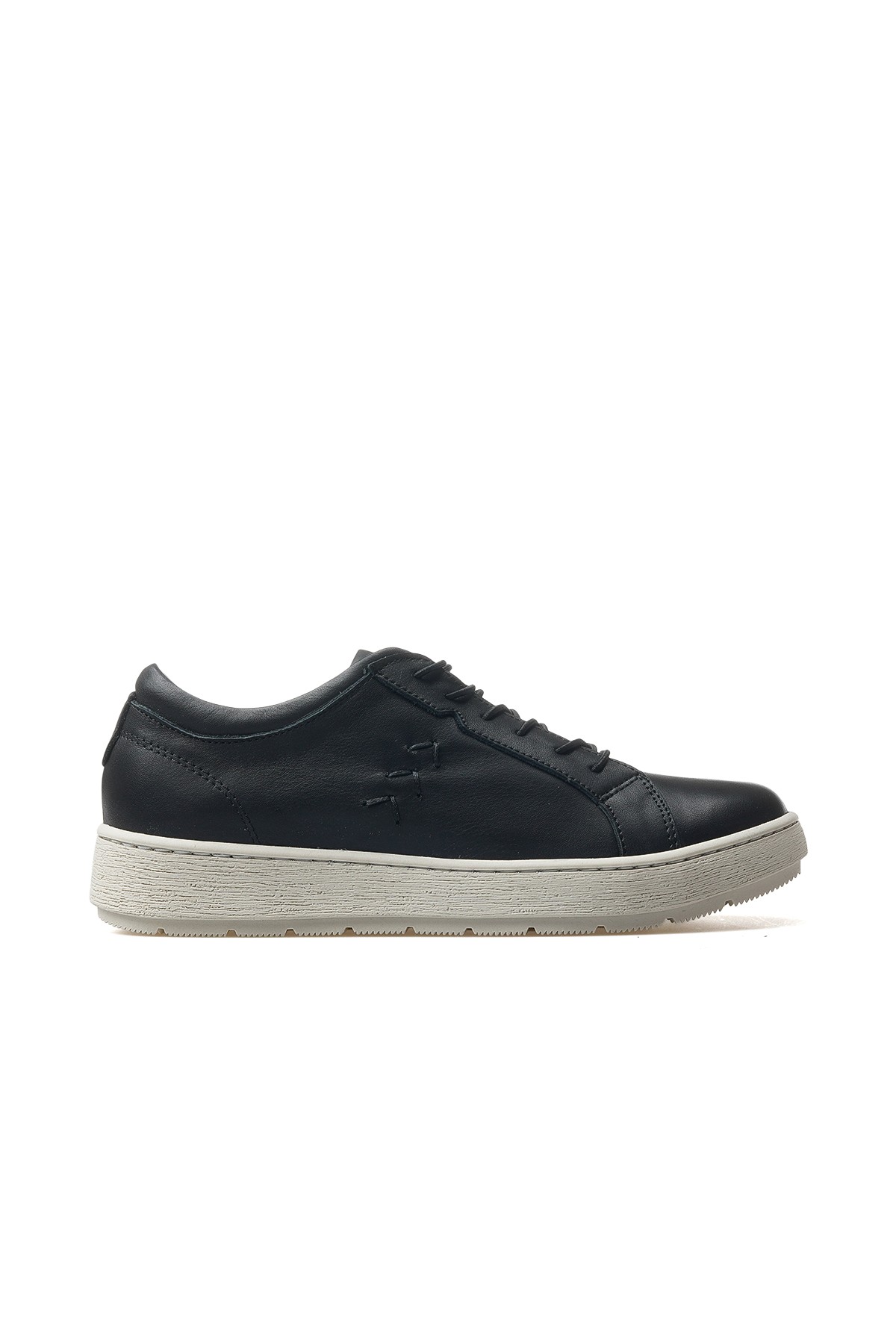 Kadın Hakiki Deri Günlük Sneaker Ayakkabı D25YA-575 Z - SİYAH