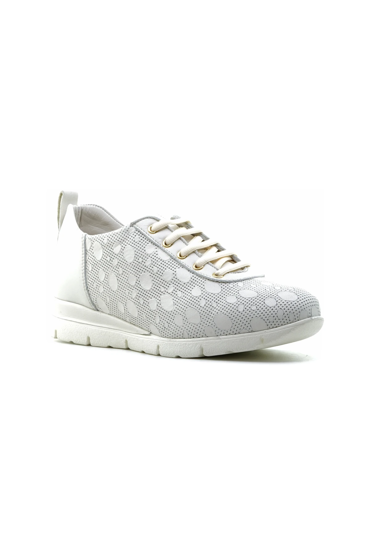 Mammamia Kadın Hakiki Deri Comfort Casual Günlük Ayakkabı (36-40) D24YA-3510 Z - KEMİK