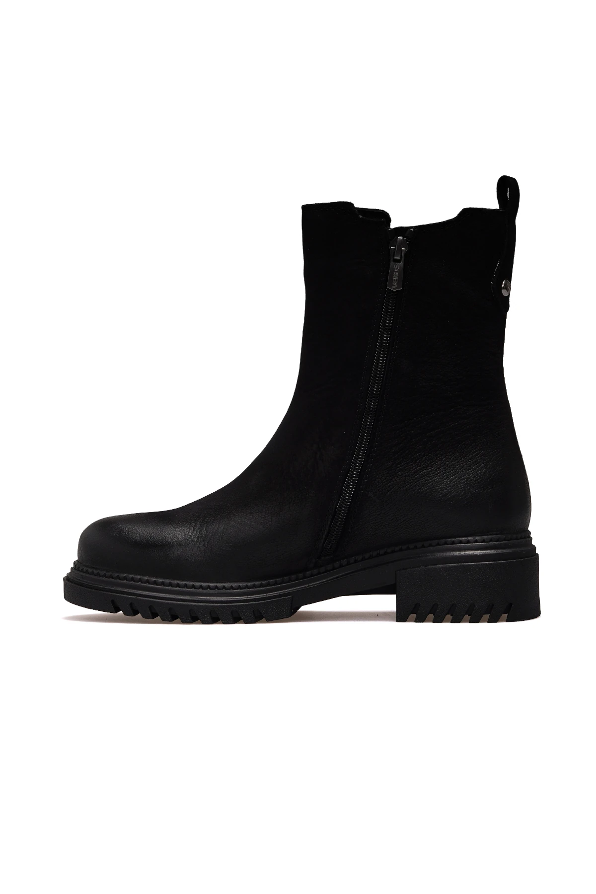 Kadın Hakiki Deri Casual Günlük Bot 1950864K Z - SİYAH NUBUK