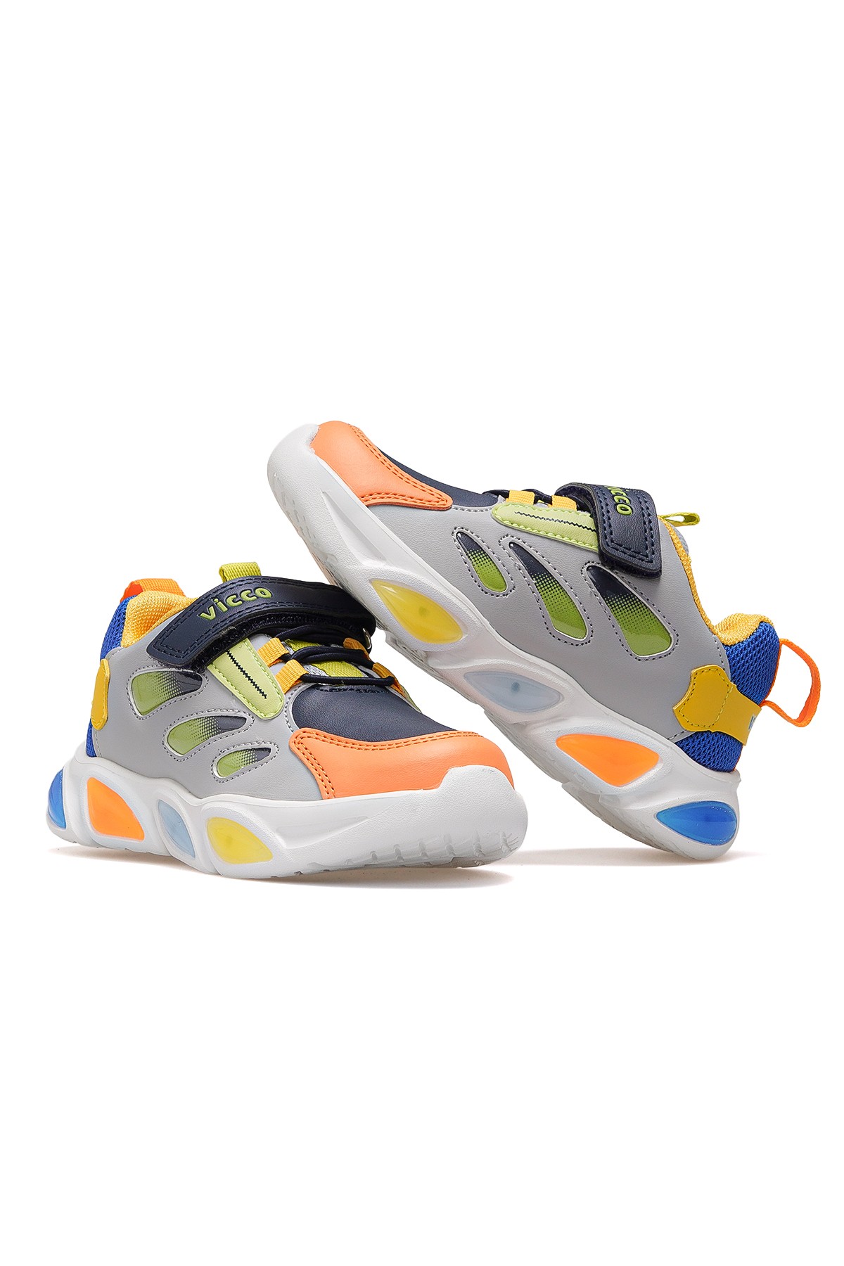 Lamb Erkek Çocuk Işıklı Hafif Sneaker Spor Ayakkabı 346.227 PE - GRİ