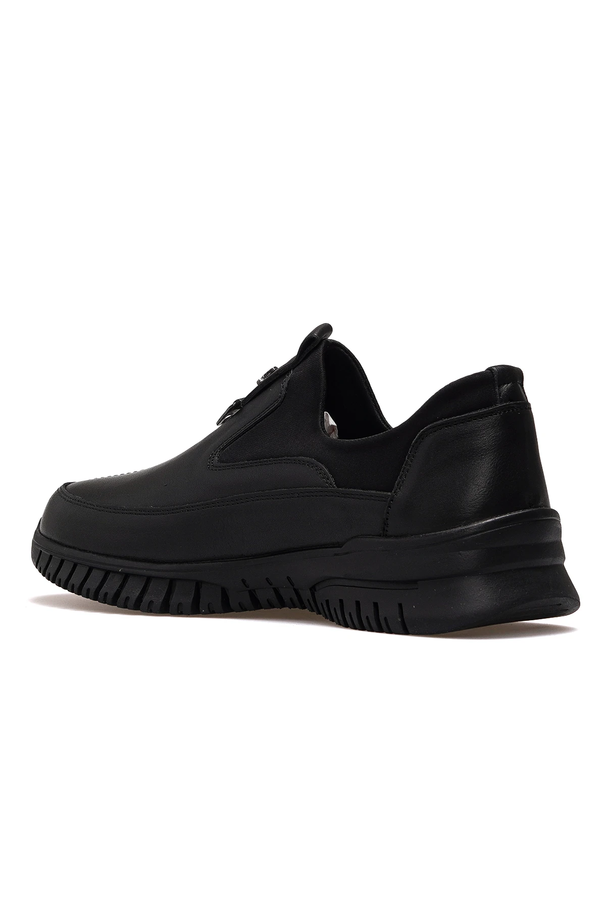Kadın Hakiki Deri Comfort Casual Günlük Aayakkabı 24400001K Z - SİYAH