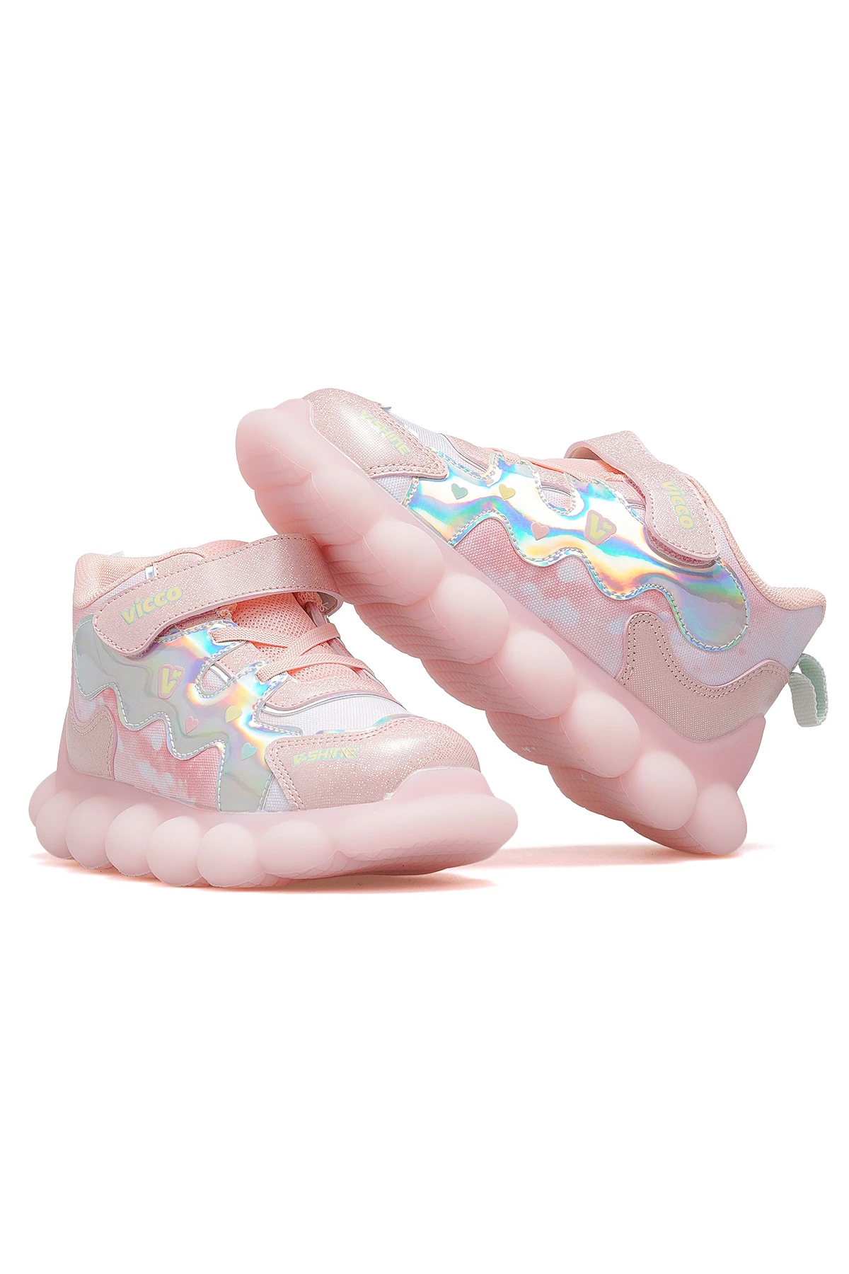 Sonya Kız Çocuk Işıklı Günlük Sneaker Ayakkabı 946.438 PK - PUDRA