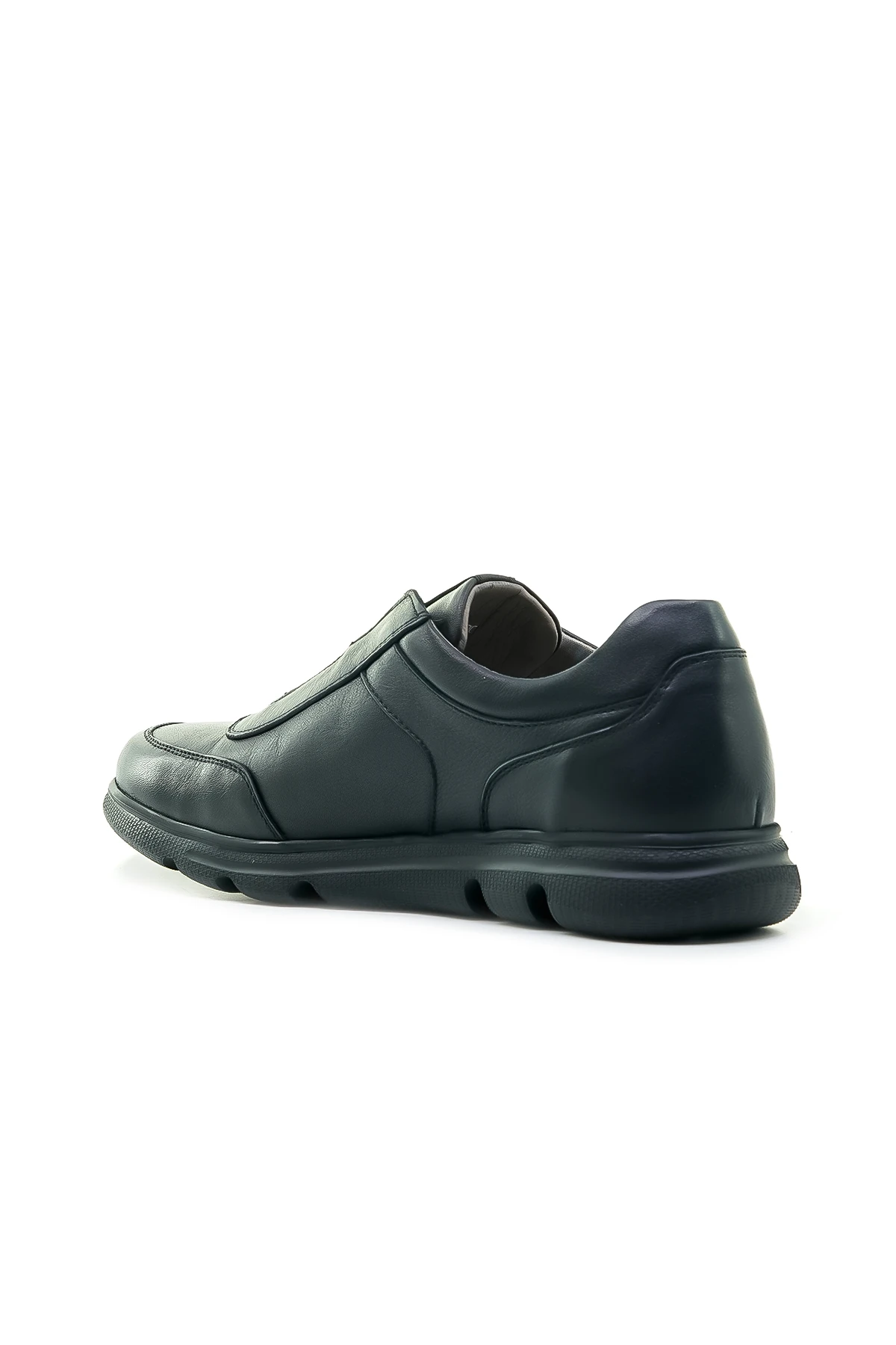 Yaşar Kaşlı Erkek Hakiki Deri Comfort Casual Günlük Ayakkabı (40-44) YKM-242100 M - SİYAH