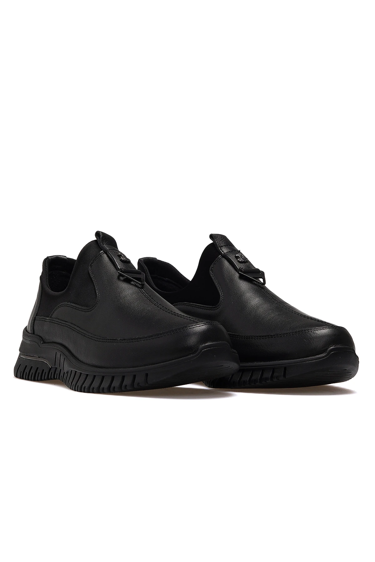 Kadın Hakiki Deri Comfort Casual Günlük Aayakkabı 24400001K Z - SİYAH