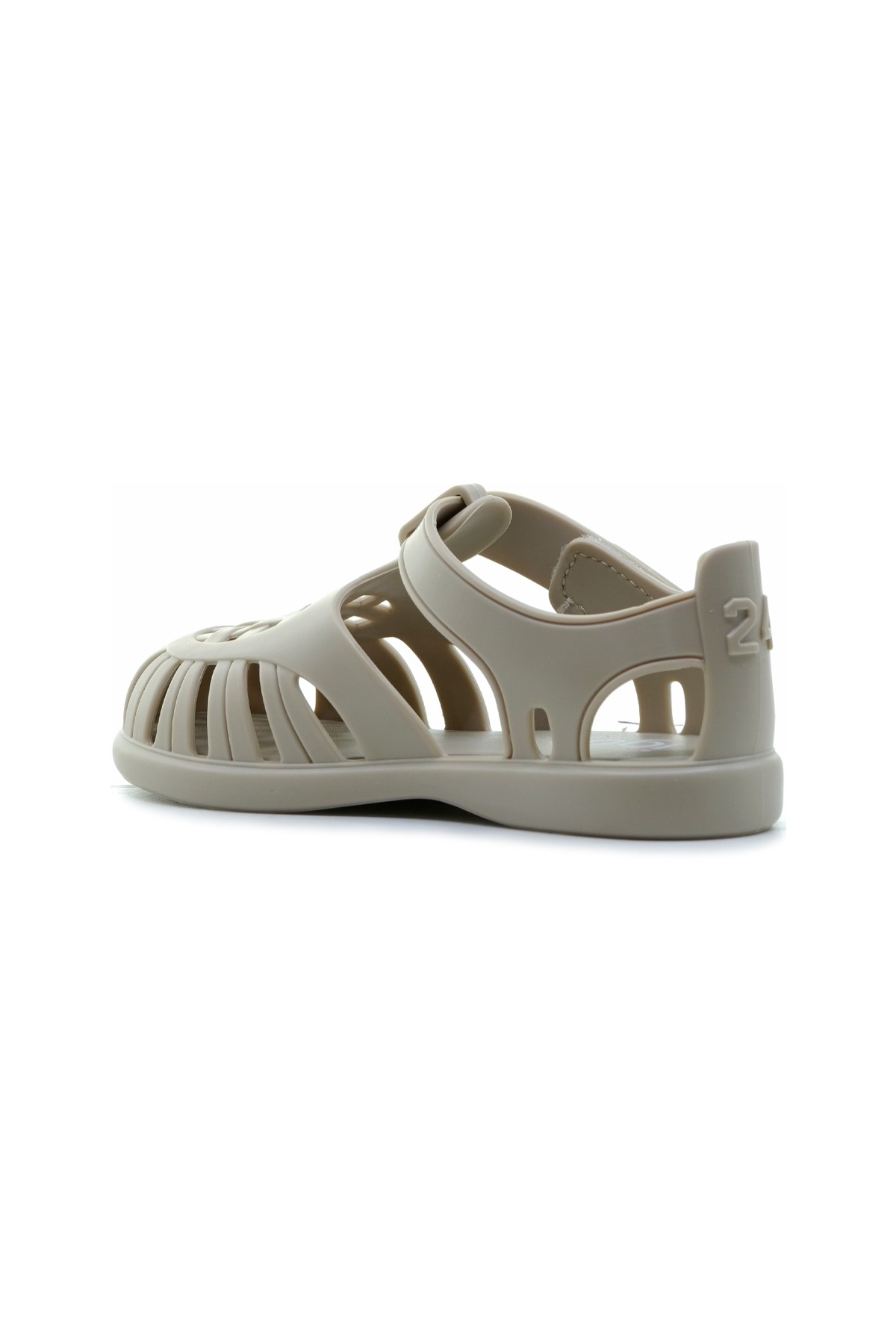 İgor Tobby Solıd Unısex Kaymaz Taban Çocuk Sandalet (18-29) KS10271-TOBBY SOLID - KEMİK
