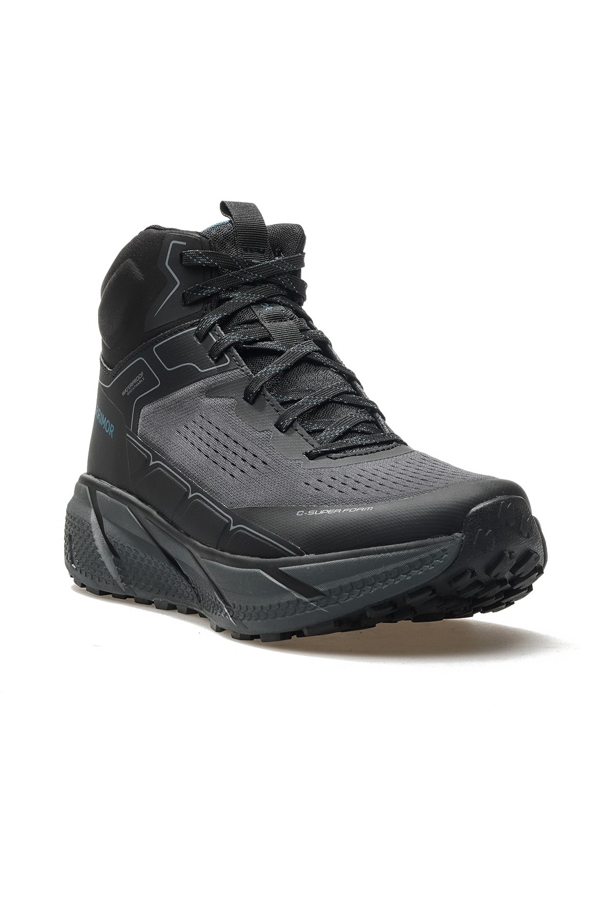 Singletrack Mid Weathertie Erkek Su Geçirmez Outdoor Günlük Bot K1127 M - SİYAH/GRİ