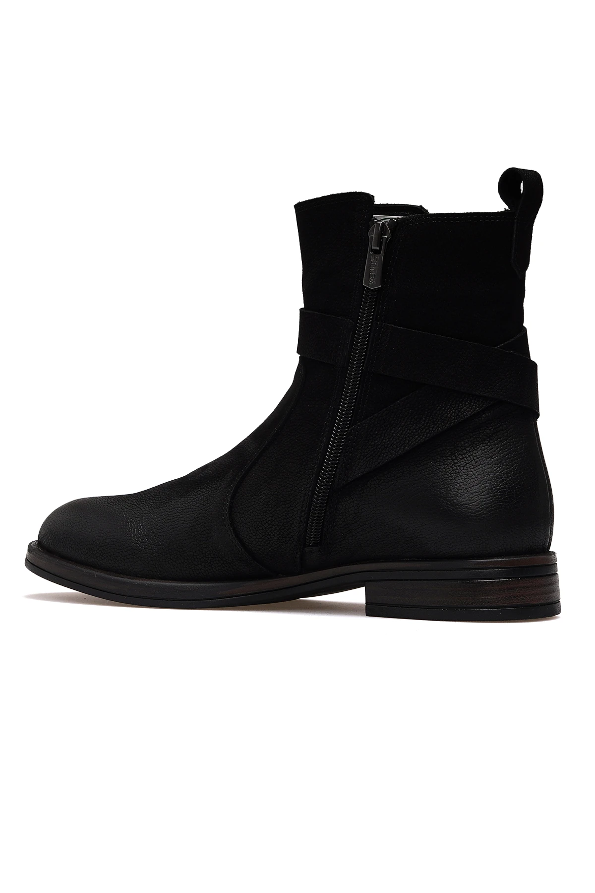 Kadın Hakiki Deri Casual Günlük Bot 2552703K Z - SİYAH NUBUK