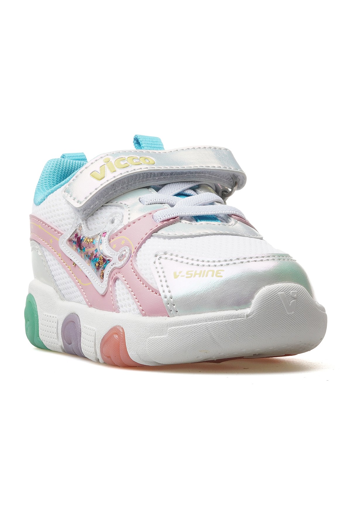 Queen Kız Çocuk Işıklı Hafif Sneaker Spor Ayakkabı 346.180 PK - BEYAZ
