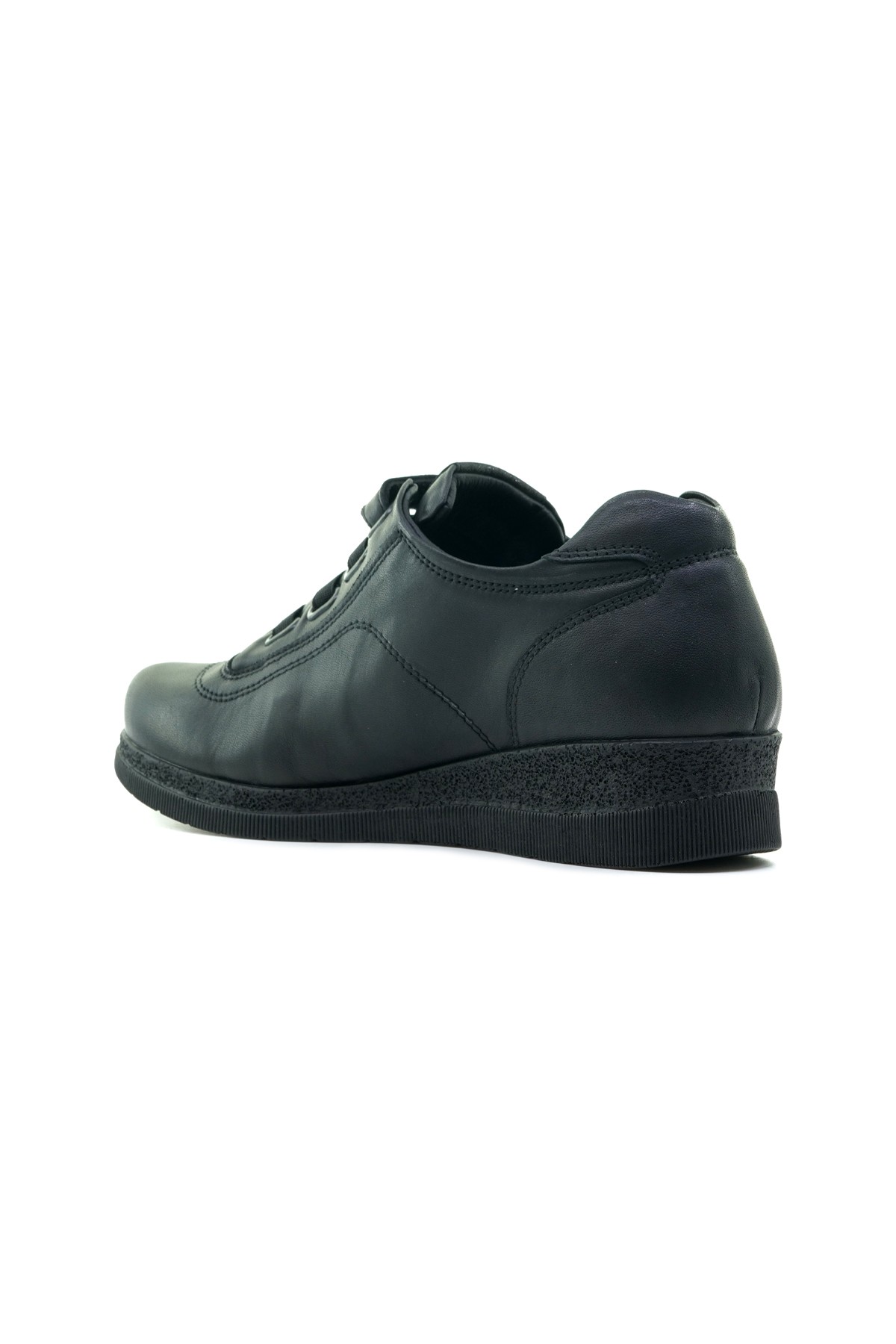 Mammamia Kadın Hakiki Deri Comfort Casual Günlük Ayakkabı (36-40) D24YA-3775 Z - SİYAH