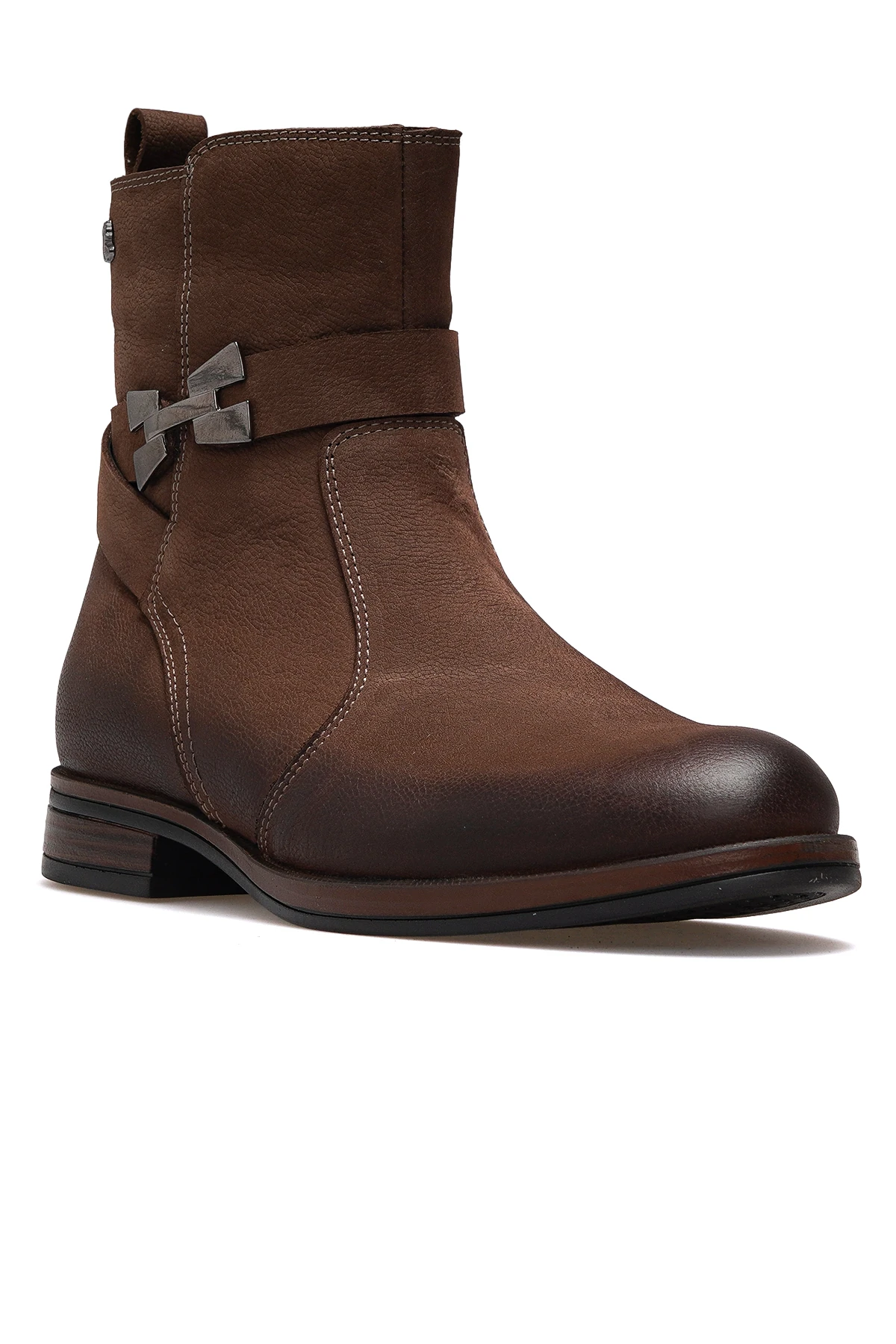 Kadın Hakiki Deri Casual Günlük Bot 2552703K Z - VİZON NUBUK