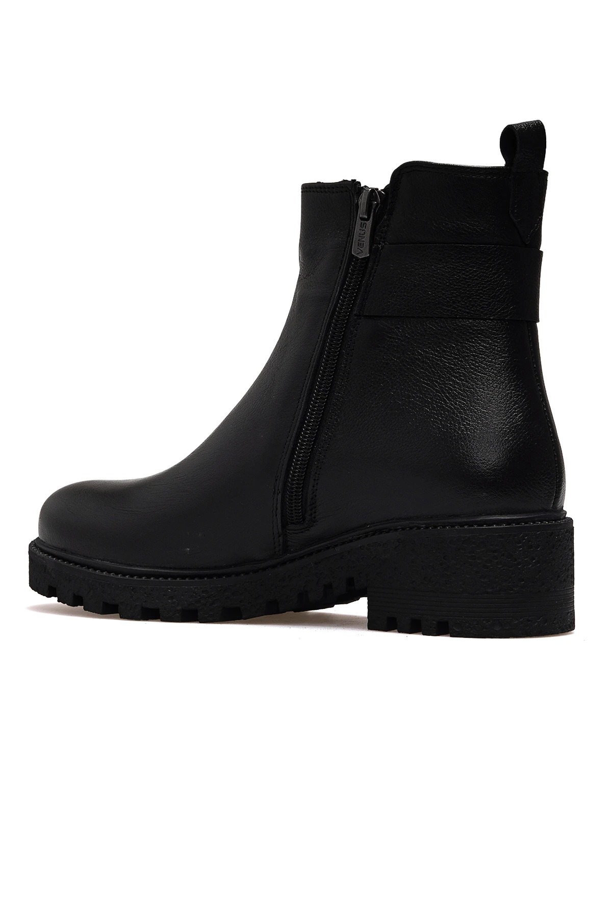 Kadın Hakiki Deri Su Geçirmez Casual Günlük Bot 1950839K Z - SİYAH