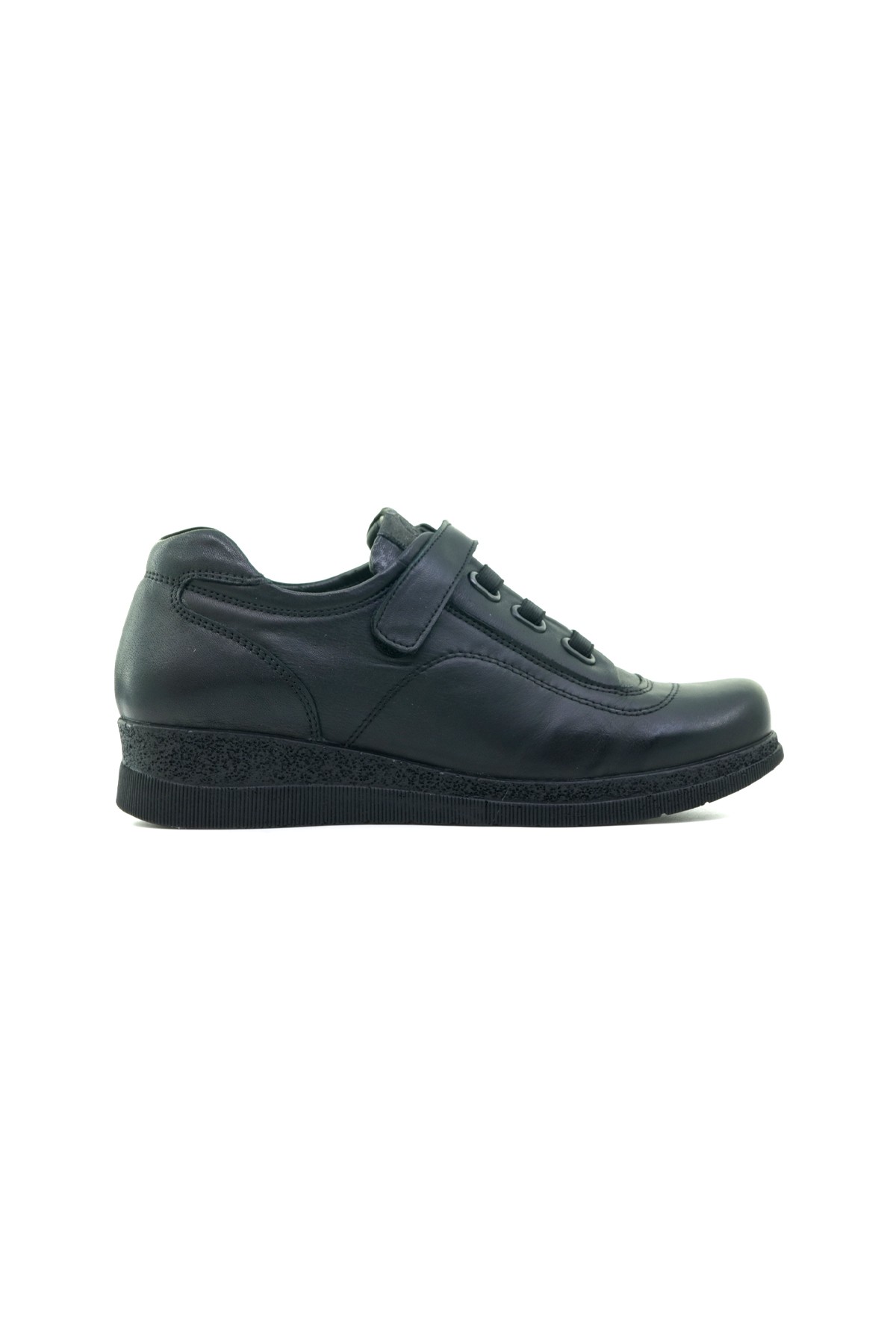 Mammamia Kadın Hakiki Deri Comfort Casual Günlük Ayakkabı (36-40) D24YA-3775 Z - SİYAH