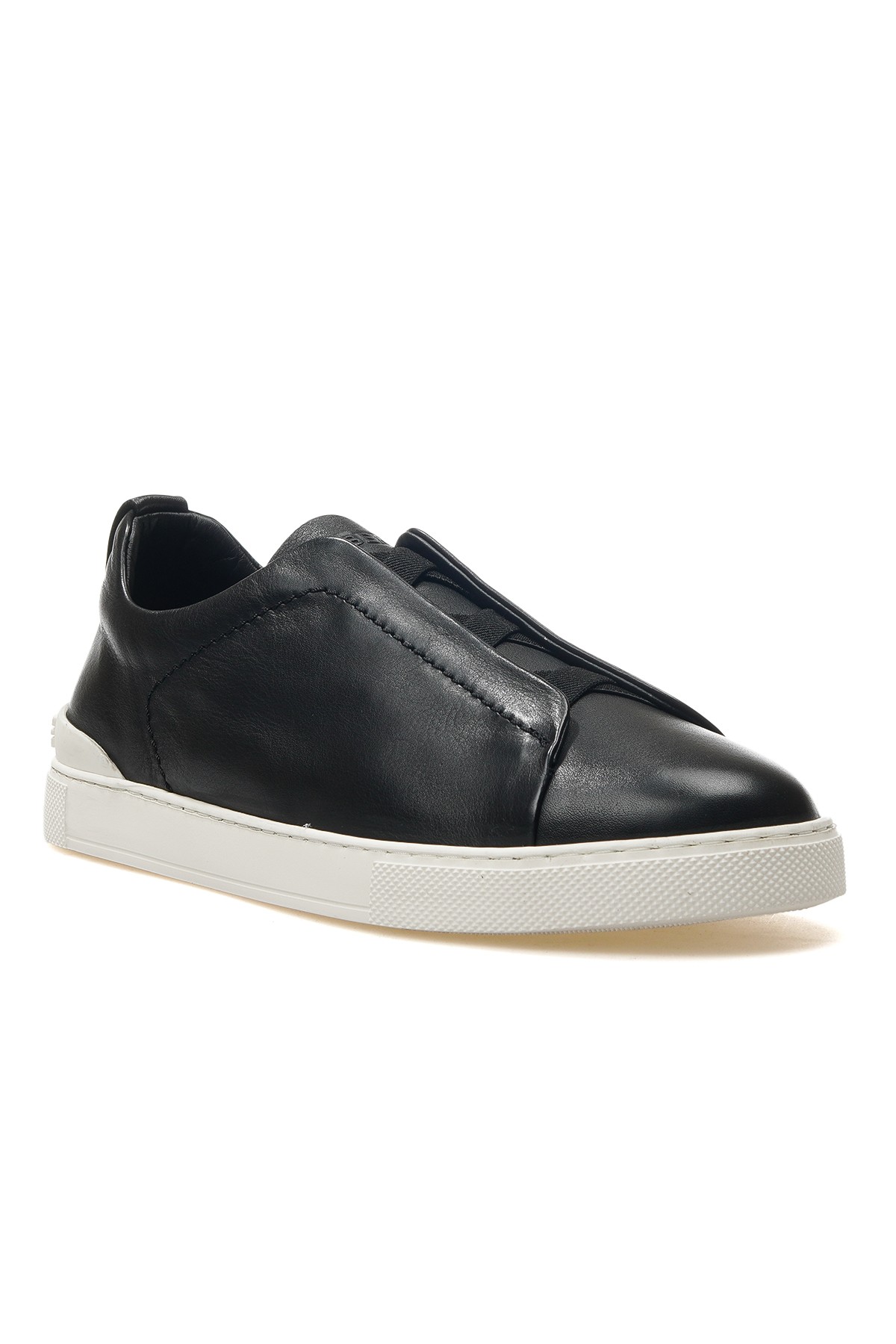 Erkek Hakiki Deri Sneaker Spor Ayakkabı L5202 M - SİYAH